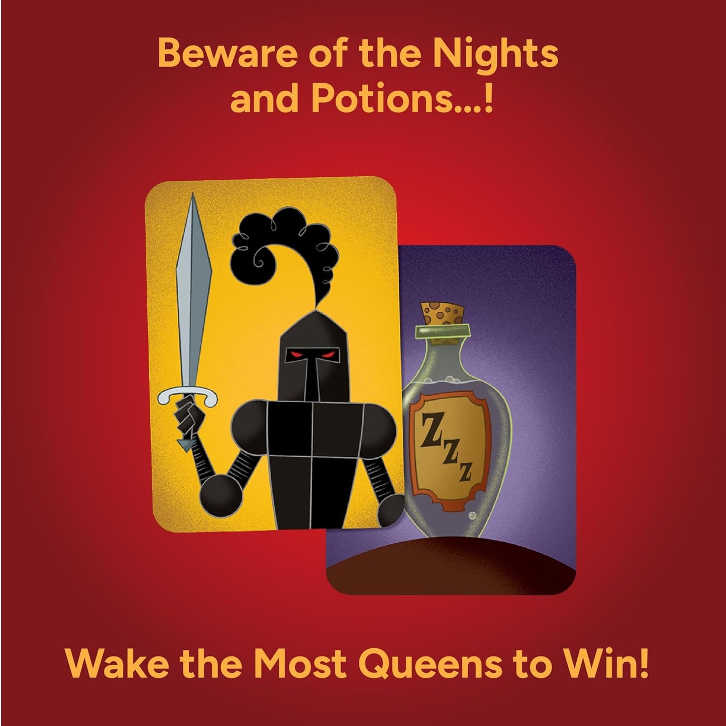 HotSleeping Queens Card Game by Gamewright | Kids and Family Card Games for Ages 8 and up | Fast Playing Strategy & Math Board Game | 2–5 Players