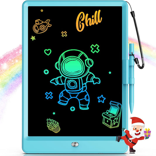 Hot Bravokids Toys for 3-6 Years Old Girls Boys, LCD Writing Tablet 10 Inch Doodle Board, Electronic Drawing Pads, Educational Birthday Gift for 3 4 5 6 7 8 Years Old Kids Toddler (Blue)