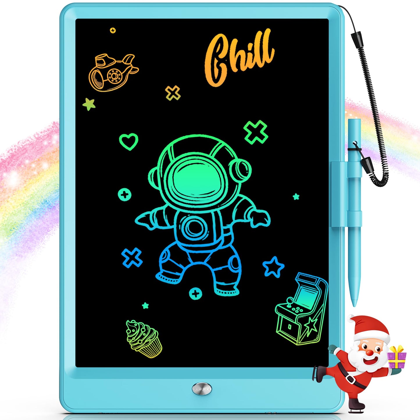 Hot Bravokids Toys for 3-6 Years Old Girls Boys, LCD Writing Tablet 10 Inch Doodle Board, Electronic Drawing Pads, Educational Birthday Gift for 3 4 5 6 7 8 Years Old Kids Toddler (Blue)