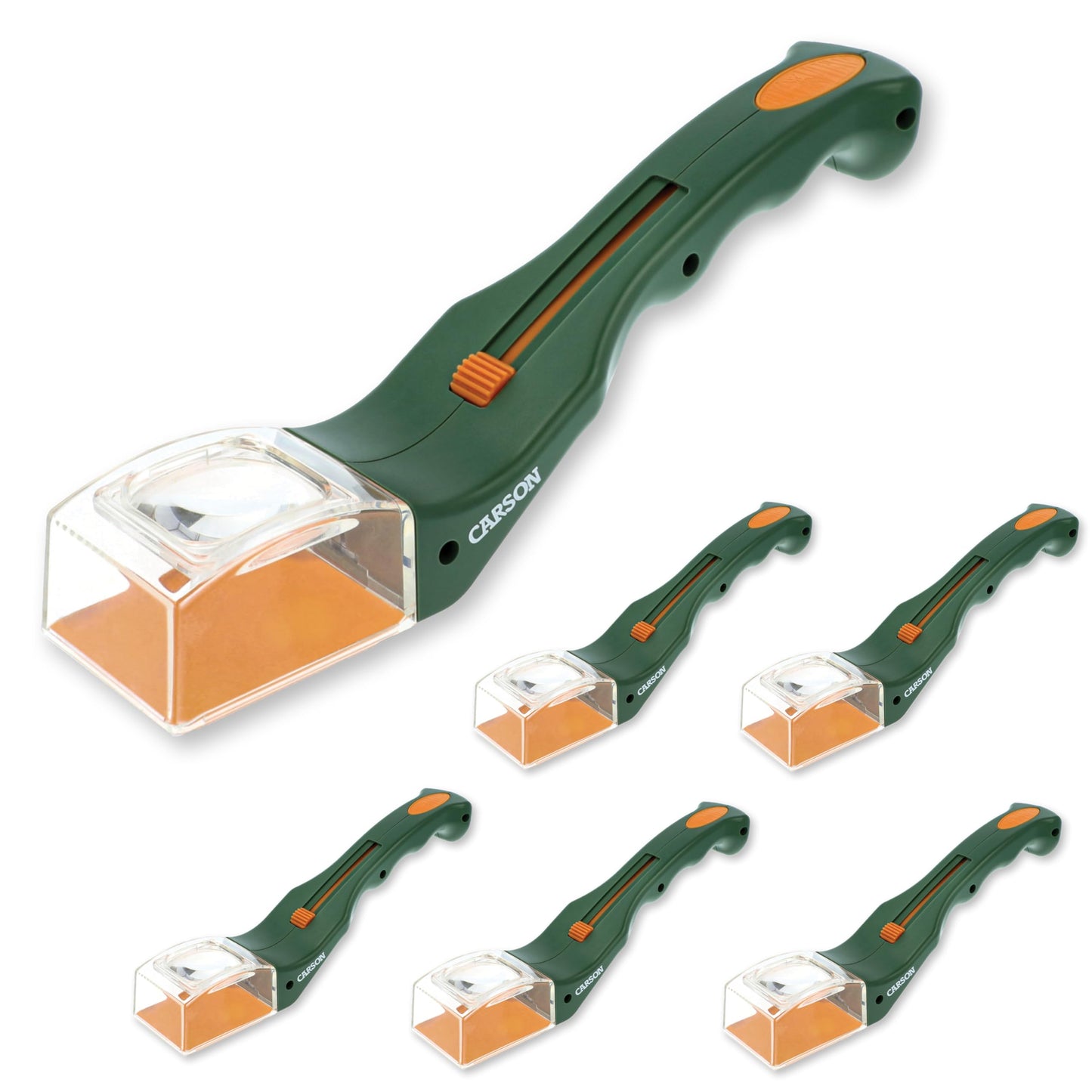 HotCarson BugView 5X Magnifying Glass Quick-Release Bug Catcher Indoor and Outdoor Tool for Kids or Adults (HU-10)