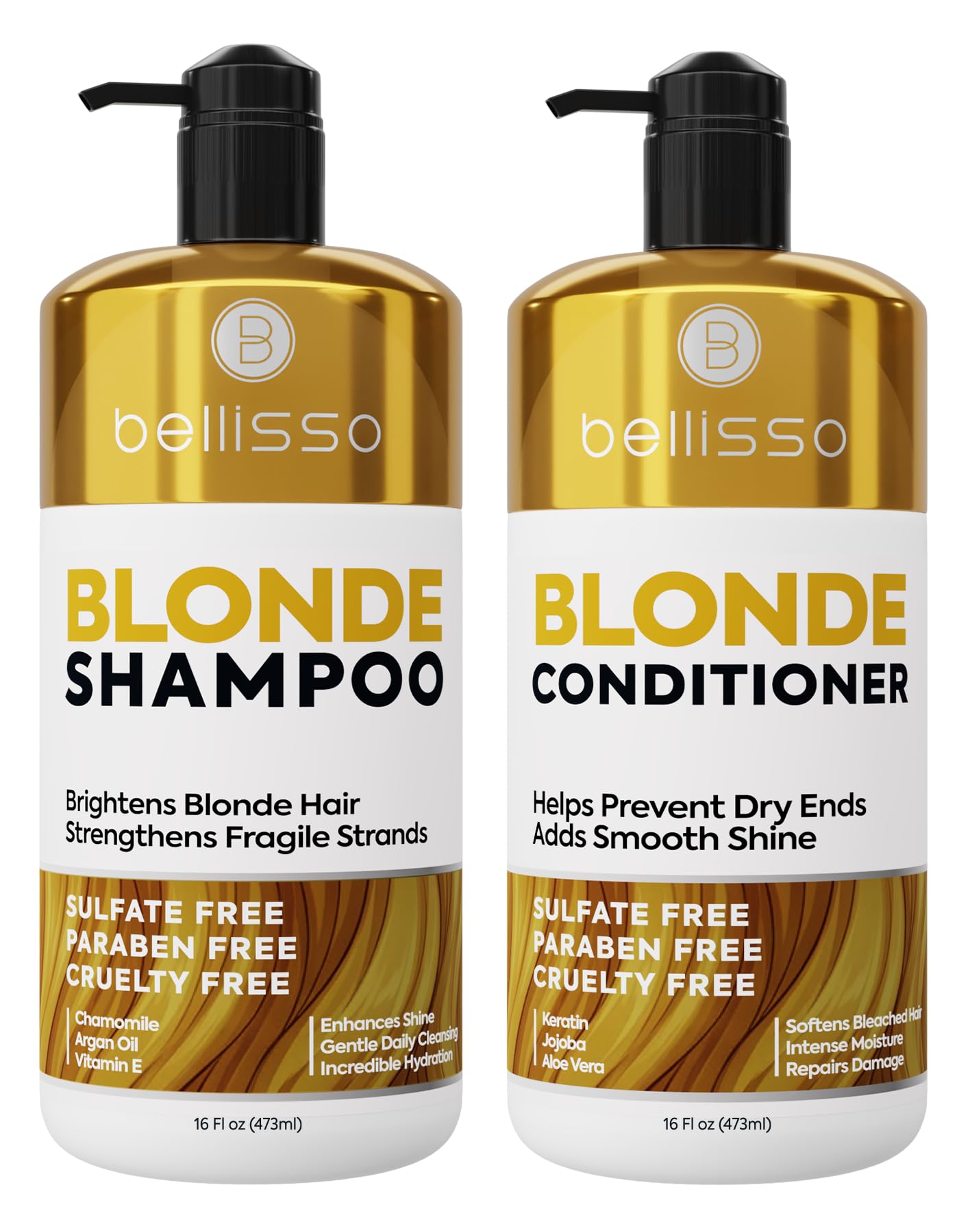 HotBiotin Shampoo and Conditioner Set - Sulfate and Paraben Free Treatment for Men and Women - Hair Thickening Volumizing Products to Help Boost Thinning Hair with Added Keratin