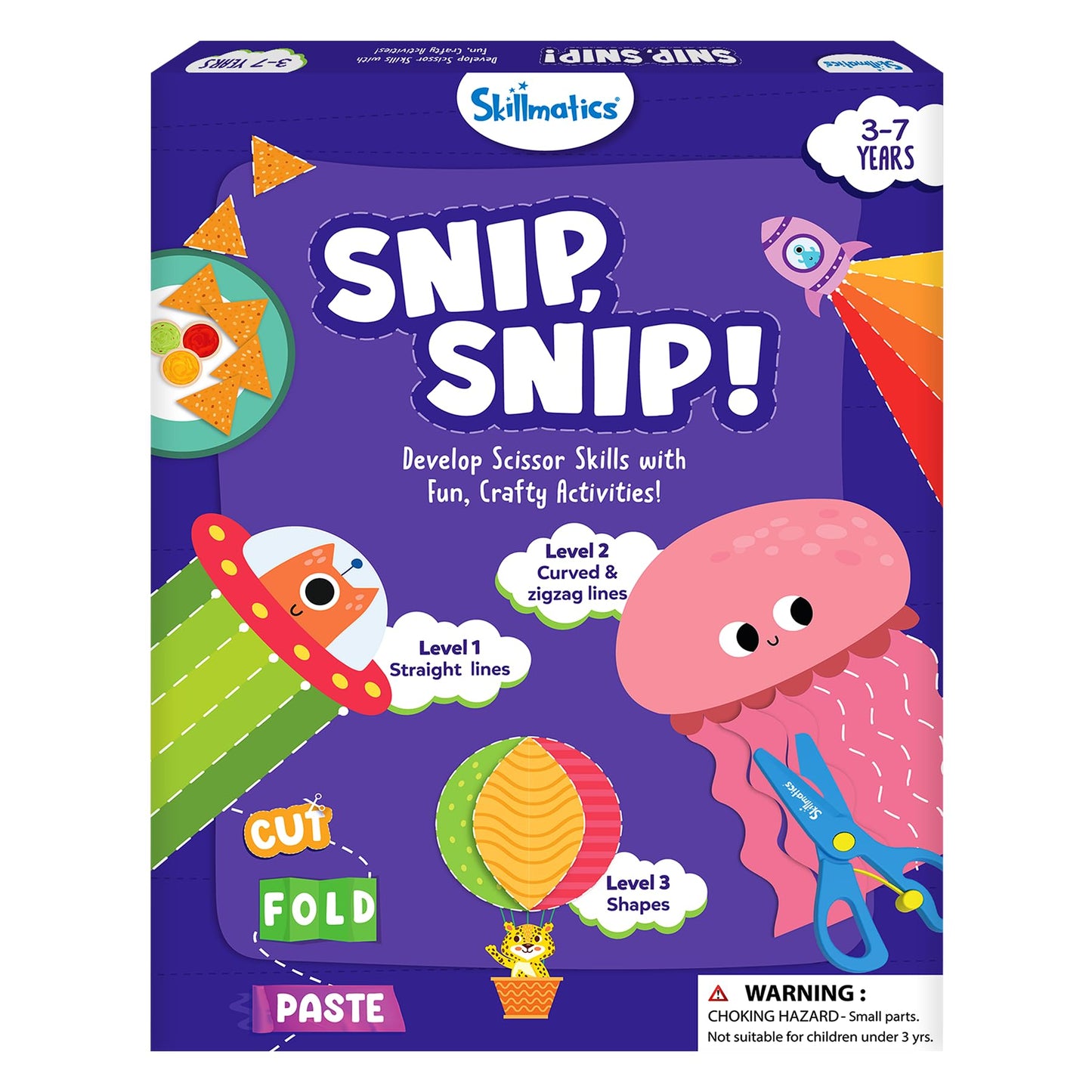 HotSkillmatics Scissor Skills Activity Book for Preschoolers – Snip Snip