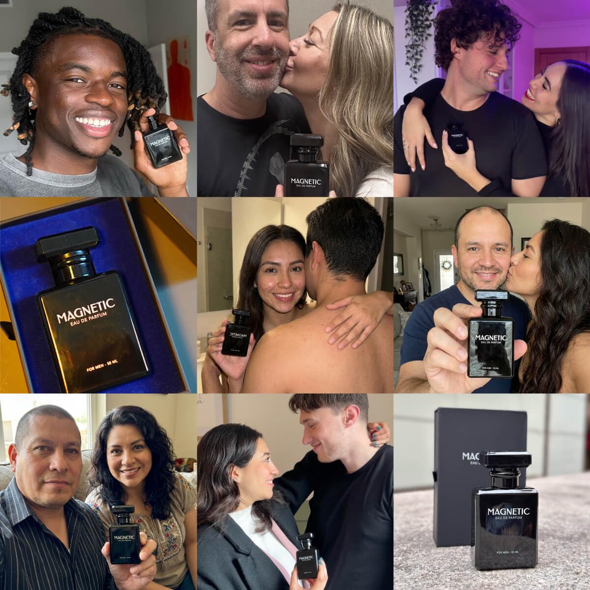 Hot Magnetic Eau de Parfum, Pheromone Cologne for Men - Bold, Long-Lasting Fragrance, Infused Formula, 50mL, 1.7 fl oz - Magnetic