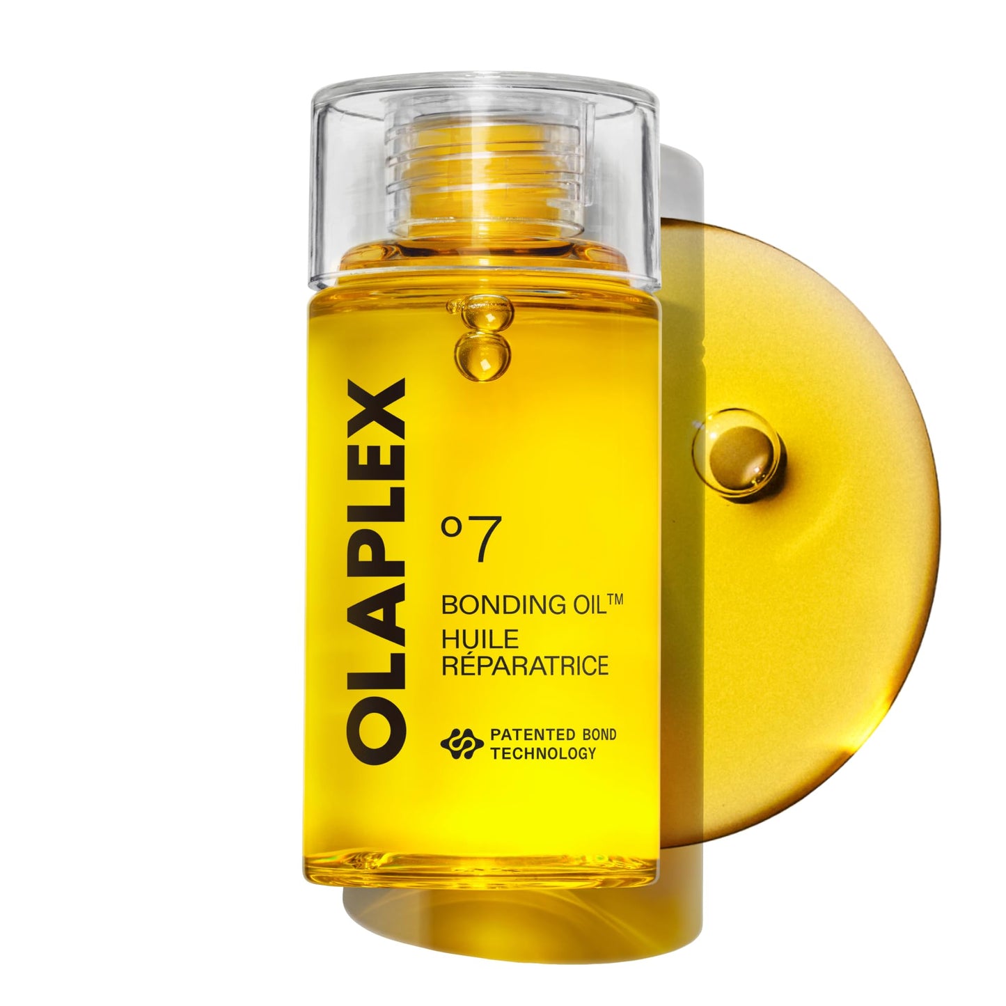 HotOlaplex N°.7 Bonding Oil: High Shine | Heat Protectant, Visibly Smooths & Softens Hair, Added Color Vibrancy, Up to 72 Hour Frizz Control | For Coily, Curly, Straight, and Wavy