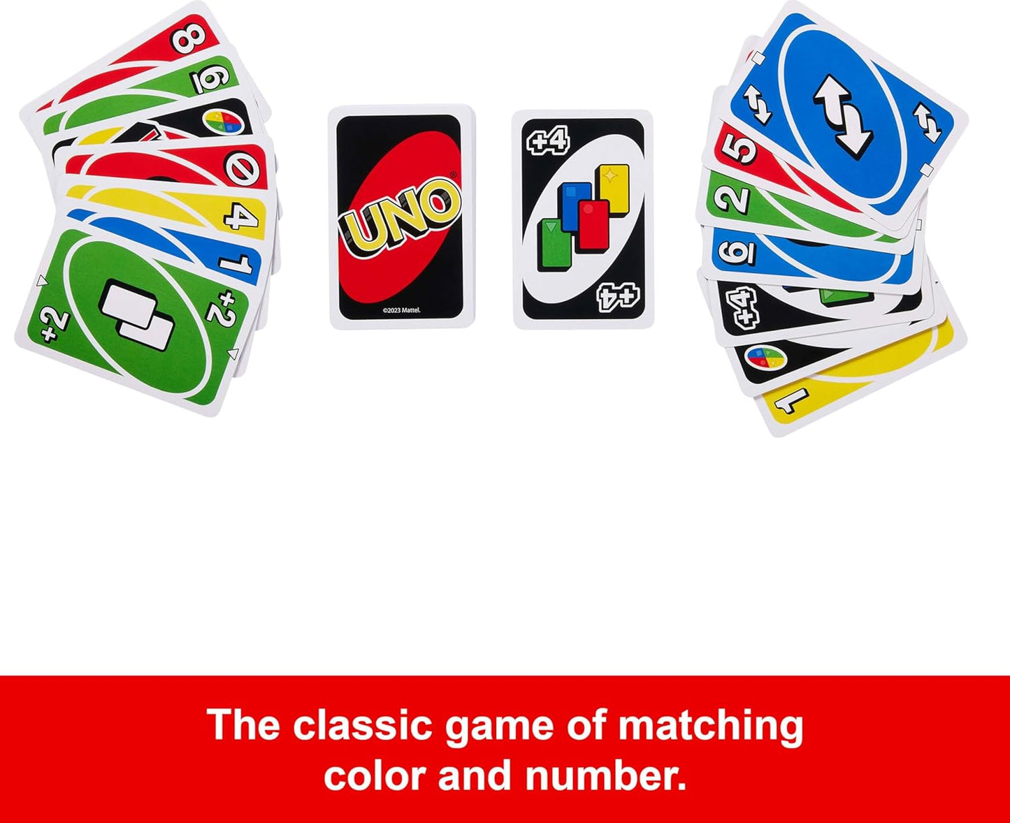 HotMattel Games UNO Card Game for Kid, Adult & Family Nights & Parties, Travel & Vacations, Color Blind Accessible & Customizable Deck (Amazon Exclusive)