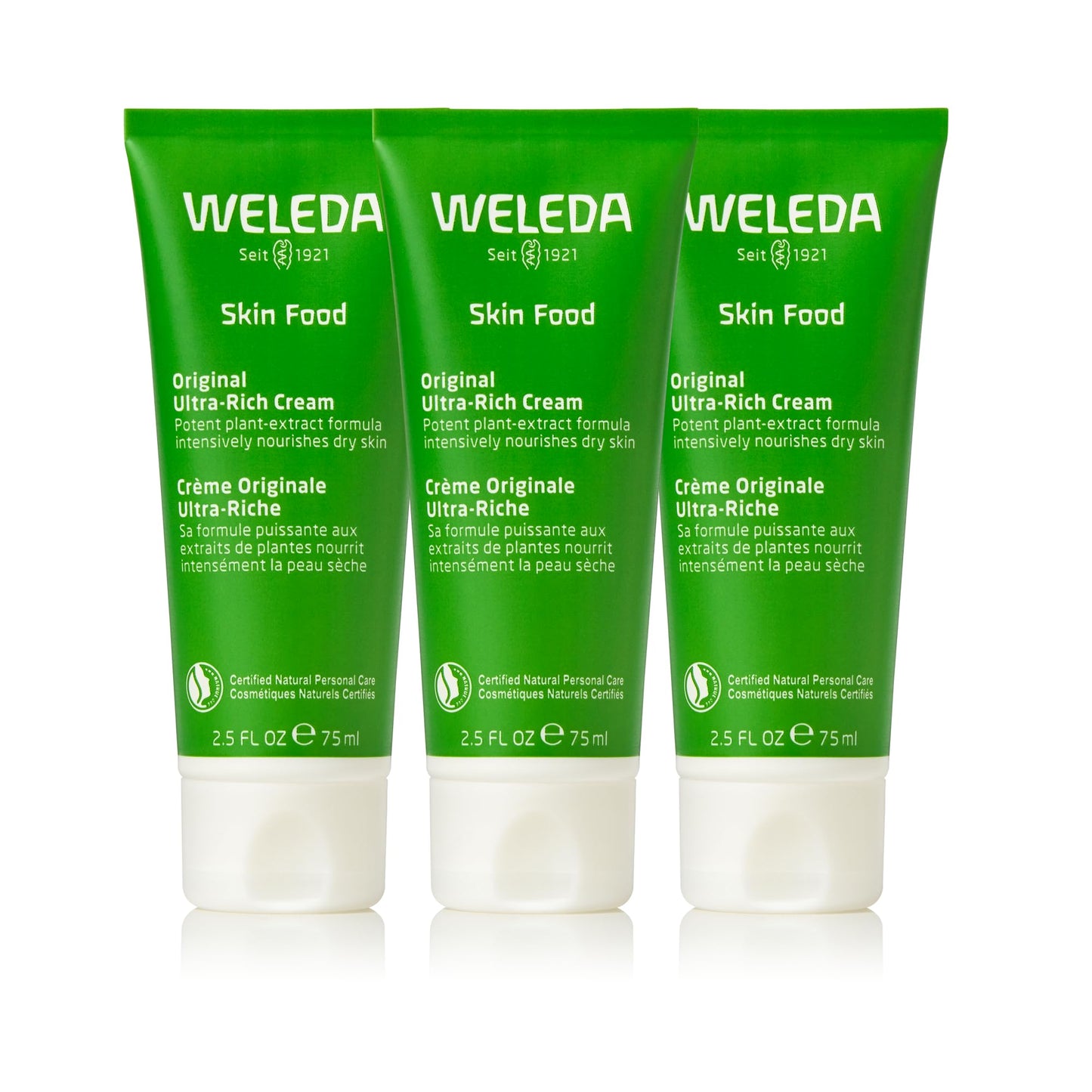 HotWeleda Skin Food Original Ultra-Rich Body Cream 2.5 Fluid Ounce, Plant Rich Hydrating Moisturizer with Pansy, Chamomile and Calendula