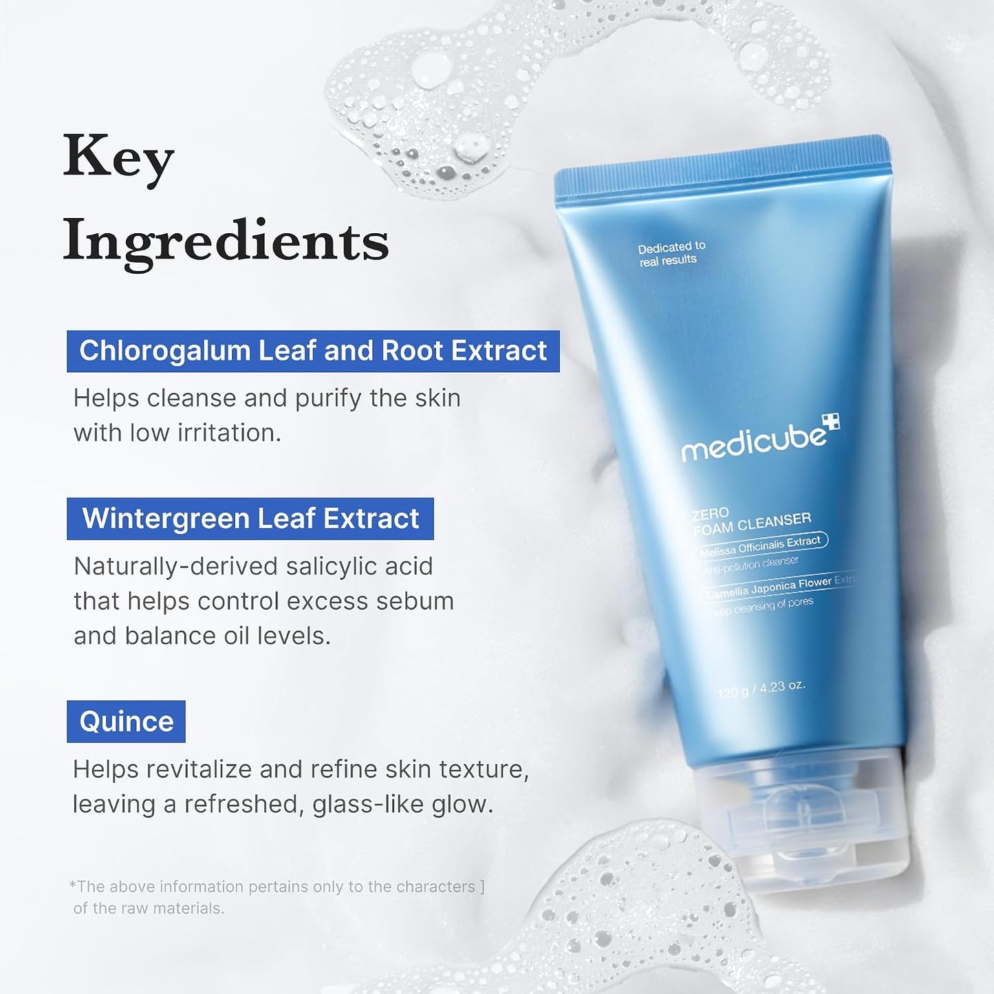 Hotmedicube Facial Cleanser Zero Foam Cleanser for Pore & Excess Oil Care | Daily Gentle Cleansing Foam - Excess Sebum Control, Hydration, Pore Minimization, Korean Skincare, Sensitive Skin, 4.23 oz