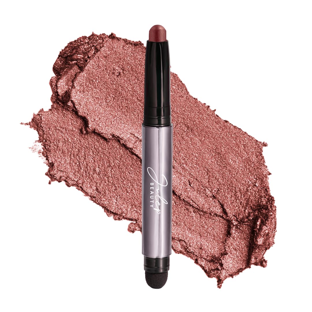 HotJulep Eyeshadow 101 Cream-to-Powder Waterproof Eyeshadow Stick – Champagne Shimmer – Long-Lasting, Buildable, Crease-Proof, Cruelty Free, Shimmer Finish with Built-In Smudger