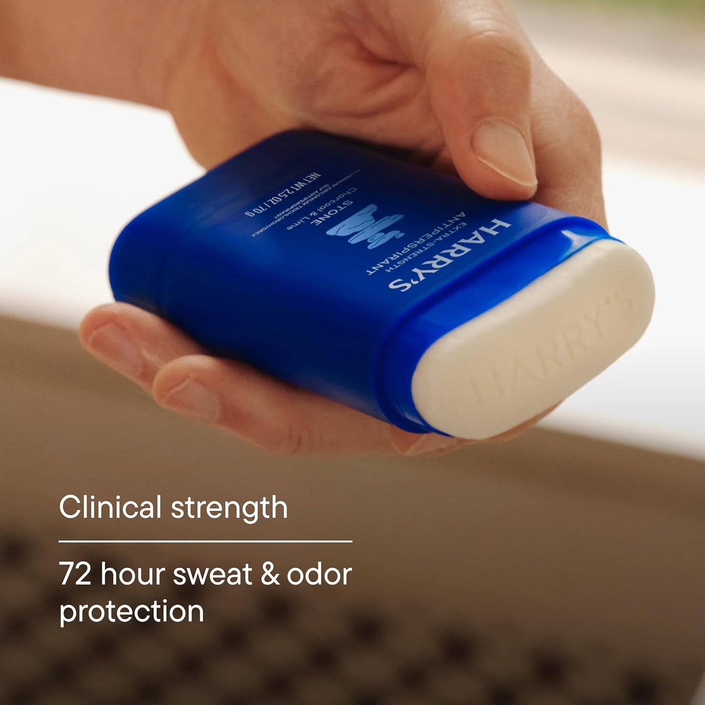 HotHarry's Extra-Strength Antiperspirant Deodorant, Sweat & Odor Control Antiperspirant for Men, Variety Pack - Stone, Redwood, Wildlands, 2.5 oz Pack of 3