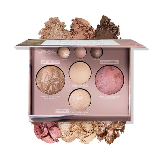 HotLAURA GELLER NEW YORK Best of the Best Baked Palette – 7-in-1 Full Face Palette – Bronzer, Blush, 2 Highlighters & 3 Eyeshadows – Crease-Proof, Handmade in Italy – Travel-Friendly