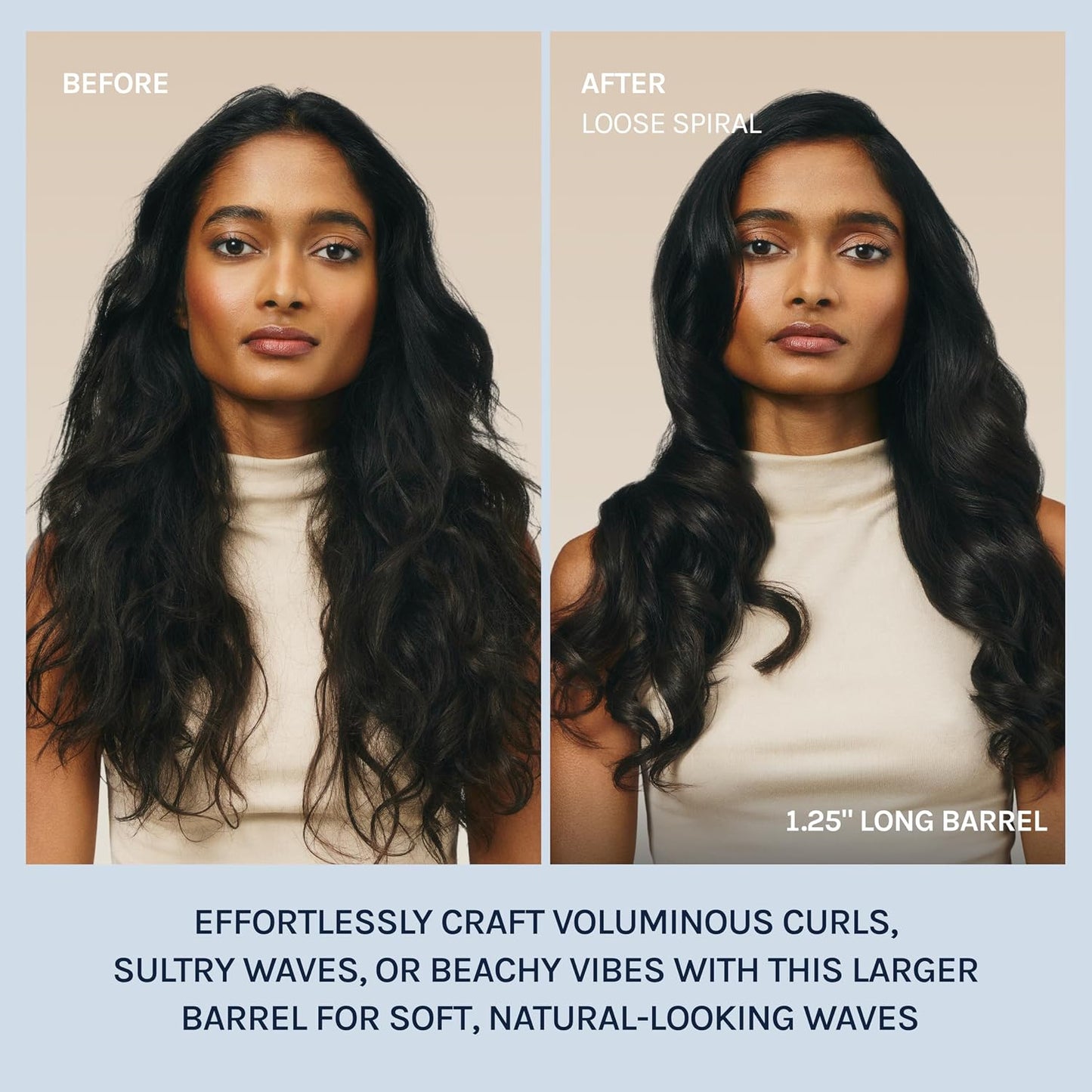 HotBio Ionic Long Barrel Curling Iron with Moisture Heat Technology & NanoIonic MX Versatile Curling Wand - Multiple Barrel Sizes for Tight, Classic, Loose & Soft Curls