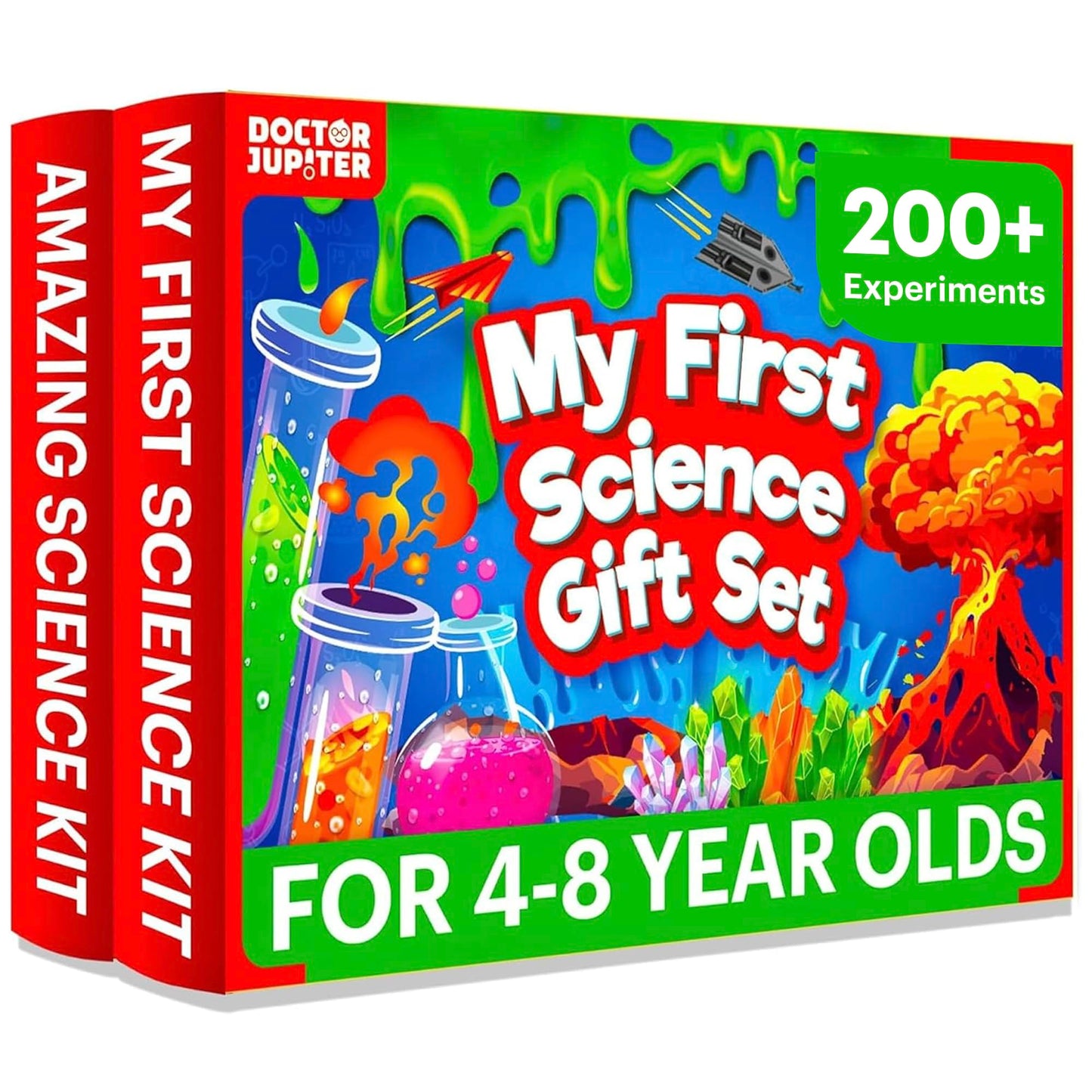 HotDoctor Jupiter My First Science Kit for Kids Ages 4-5-6-7-8 | Birthday Gift Ideas for 4+ Year Old Boys & Girls | Toy Stem Kit with 100+ Experiments | Learning & Educational Projects