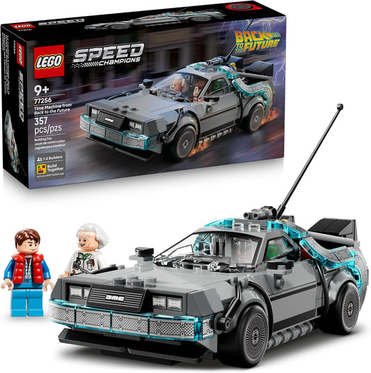 HotLEGO Speed Champions Time Machine from Back to The Future Building Toy for Kids - Pretend Play & Display Car Toy W/ 2 Build Modes for Boys & Girls, Ages 9+ - Gift for Birthdays - 77256
