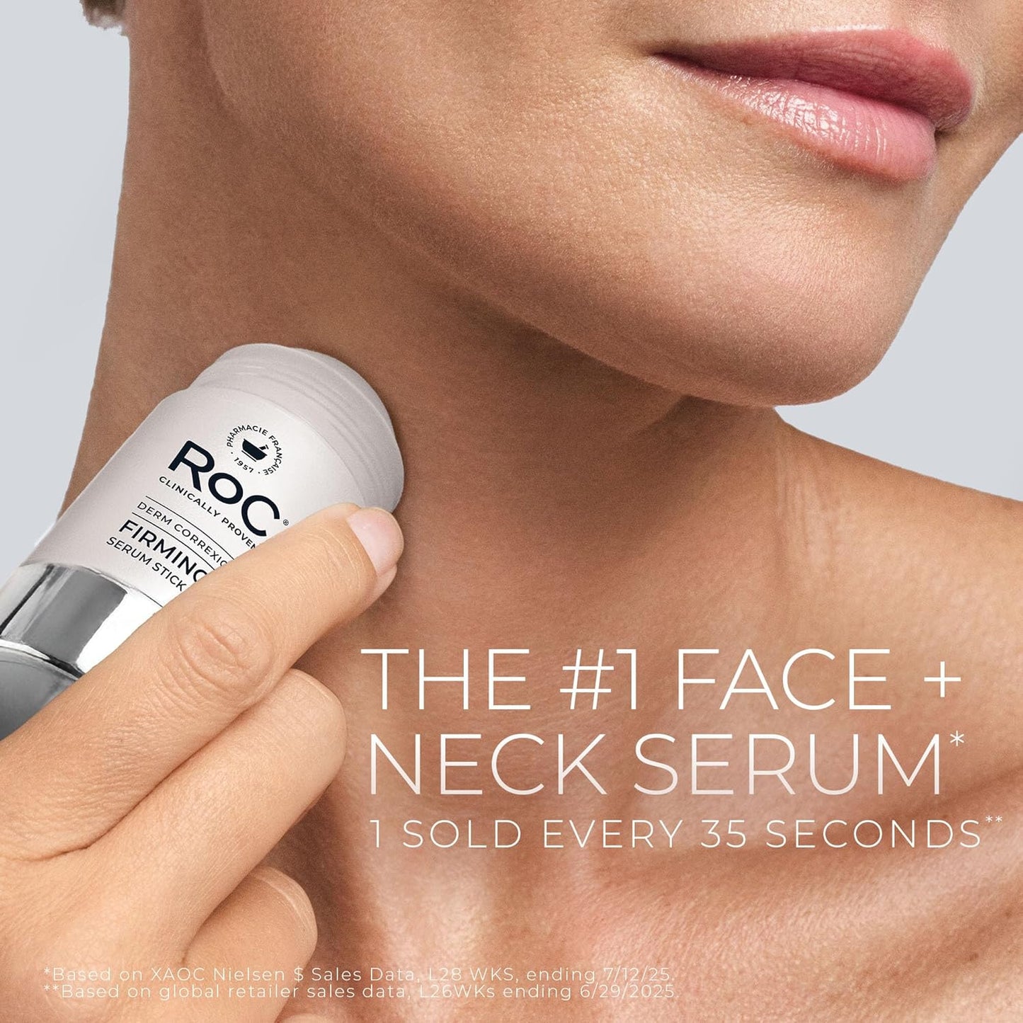 HotRoC Derm Correxion Retinol Firming Serum Stick with Antioxidants to Visibly Tighten and Firm Wrinkles and Laugh Lines For Men and Women + Retinol Eye Cream Packette, 1.0 oz (Packaging May Vary)