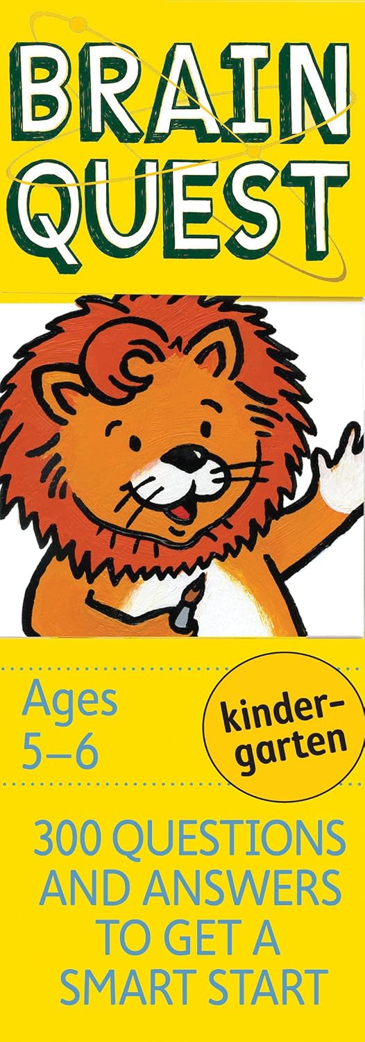 Hot Brain Quest Kindergarten Q&A Cards, Revised 4th Edition: 300 Questions and Answers to Get a Smart Start (Brain Quest Decks)