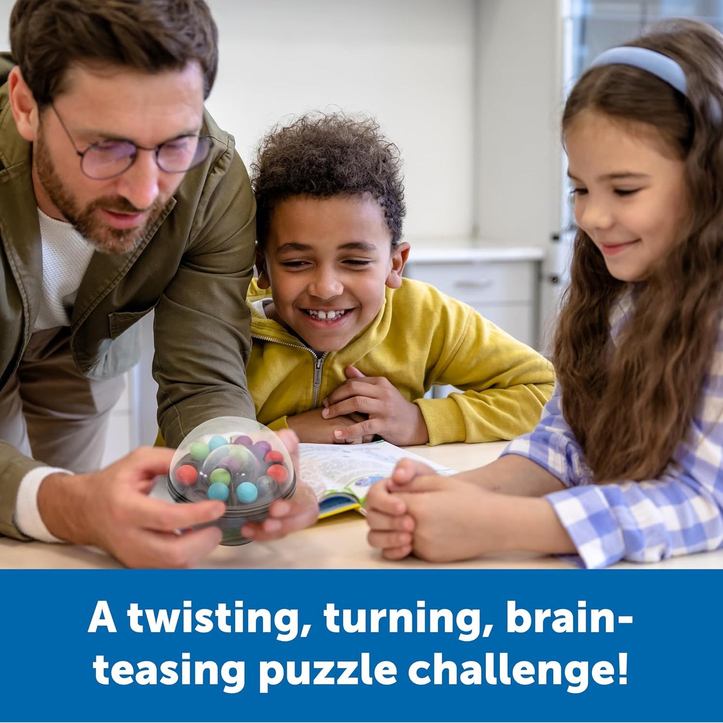 Hot Learning Resources Scramboozle Puzzle Ball - 3D Brain Teaser Puzzles for Kids and Adults, Puzzles for Teens, Problem Solving Puzzle Games, Travel Games, Fidget Toys, Gifts for Boys and Girls