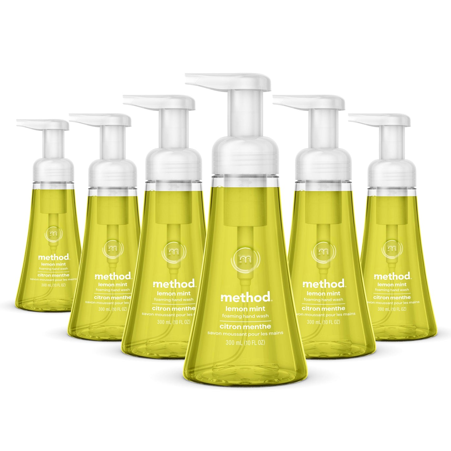 Hotmethod Foaming Hand Wash, Sweet Water - Leaves Hands Feeling Soft & Clean, for Bathroom & Kitchen, Notes of Dewy Lemon Leaf, Grapefruit & Star Jasmine, 10 fl oz, 3 pack
