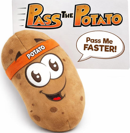 HotMove2Play, Pass The Potato | Hilariously Wild & Fun | Active Family Game for Kids Ages 3-8+ | Indoor Outdoor Toss Game | Party Games for Boys & Girls | Camping Travel Fun
