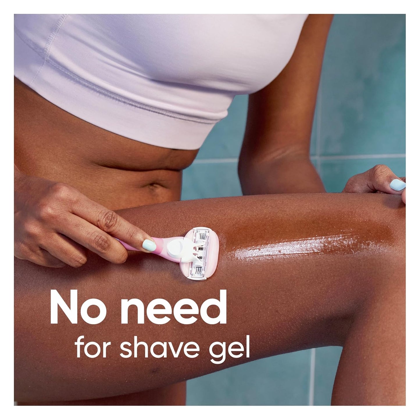 HotGillette Venus ComfortGlide White Tea 4 count, with Gillette Venus ComfortGlide plus Olay 2 count, Women's Razor Blade Refills