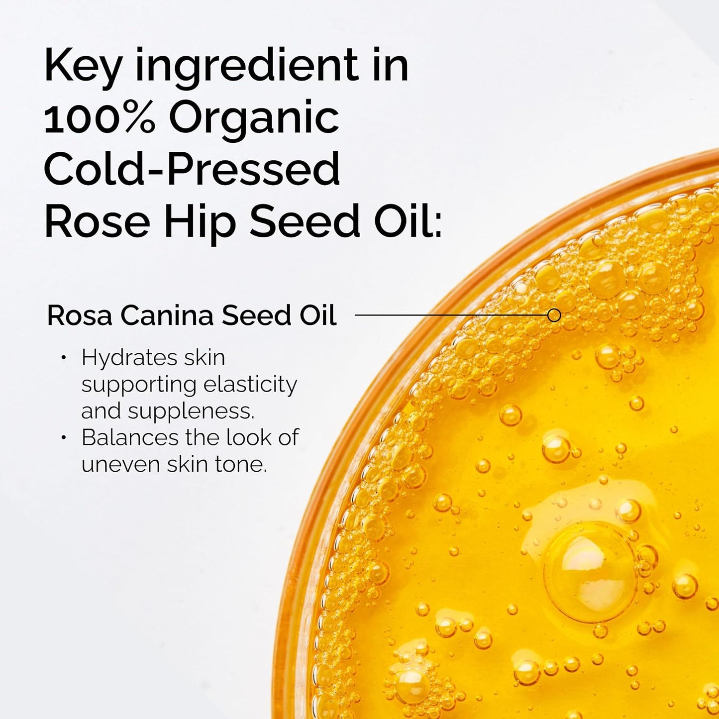 HotThe Ordinary 100% Organic Cold-Pressed Rose Hip Seed Oil, Addresses Signs of Aging by Improving the Appearance of Uneven Skin Tone, Supporting Skin Elasticity, 1 Fl Oz
