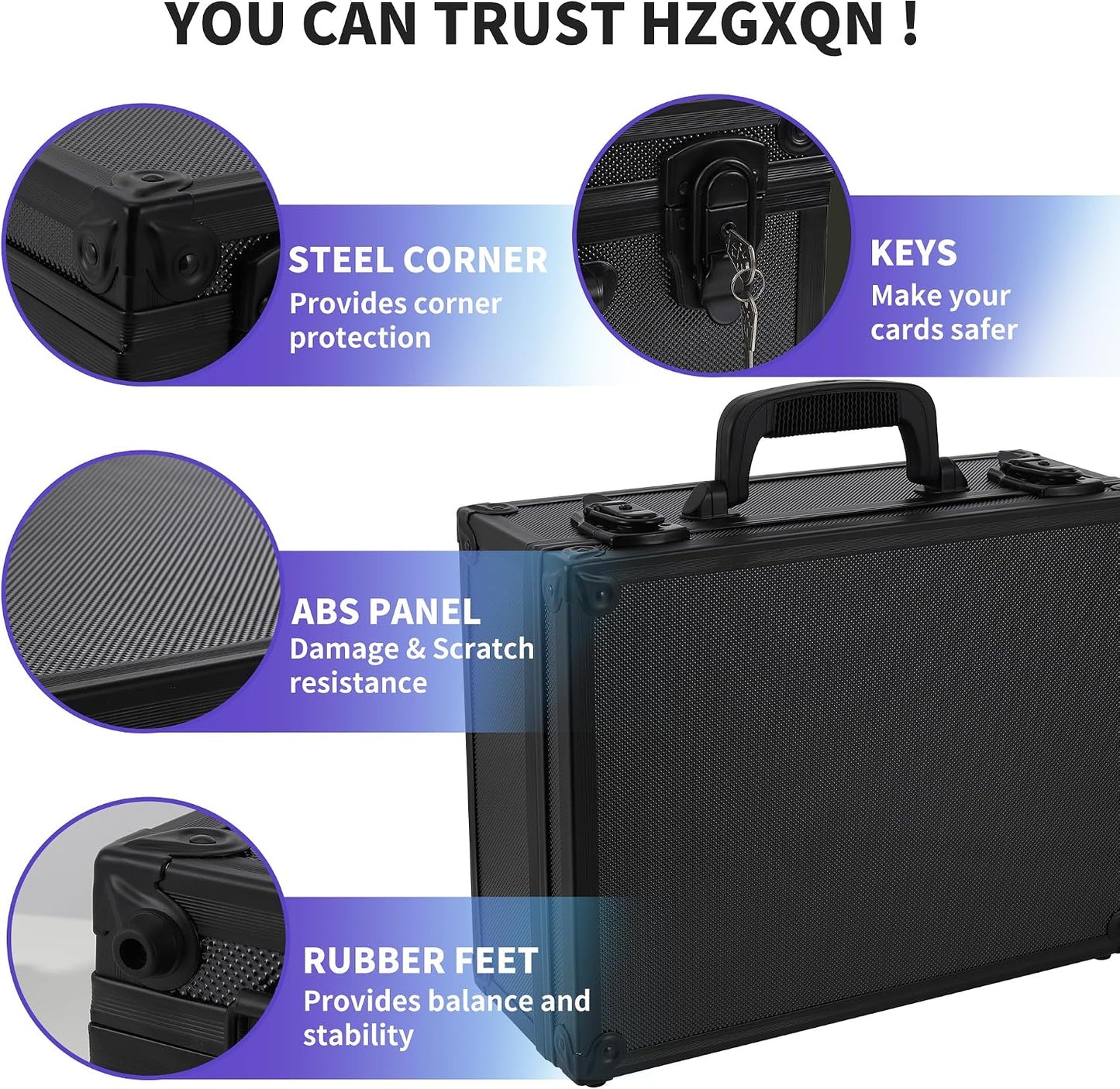 Hot HZGXQN Toploader Storage Box for 3" x 4" 35pt Rigid Card, Top Loader Card Storage Hard Case, Sports Card Storage Boxes for Trading Cards, Top Loaders Holder (Holds 600+ Toploaders)