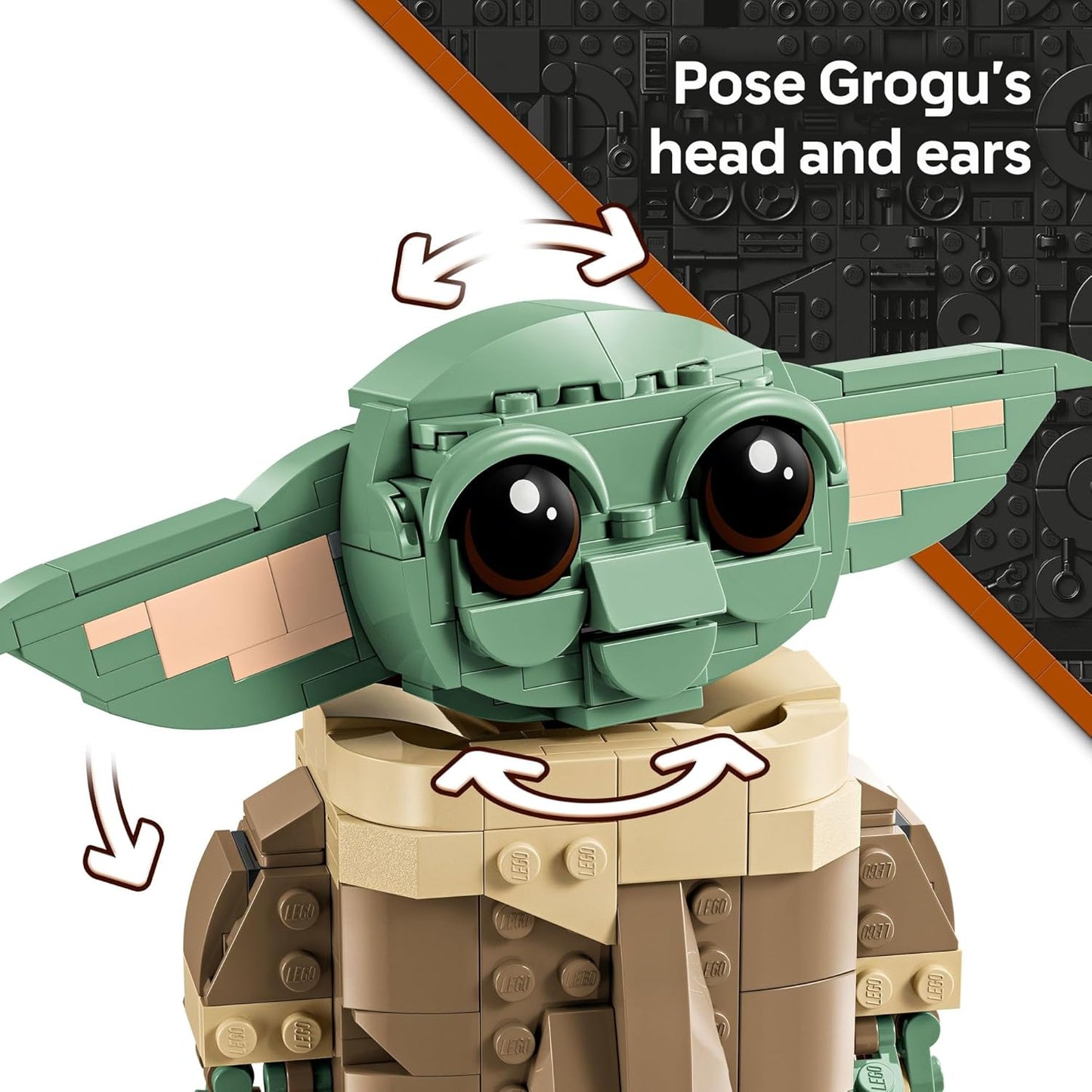 Hot LEGO Star Wars Grogu with Hover Pram Building Toy Set - Star Wars Toy for Kids, Boys & Girls, Ages 10+ - Gift Idea for Birthday - 75403