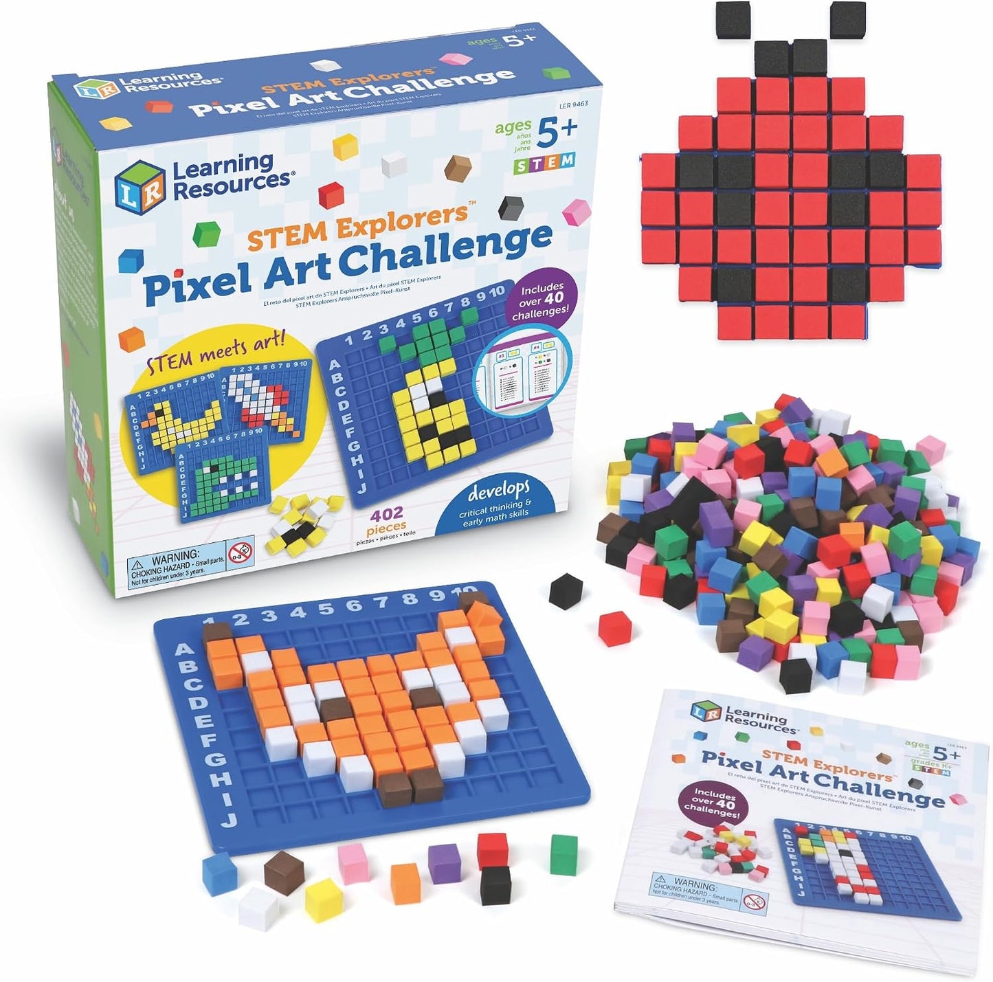 HotLearning Resources STEM Explorers Pixel Art Challenge