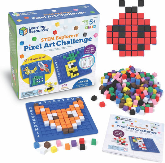 HotLearning Resources STEM Explorers Pixel Art Challenge