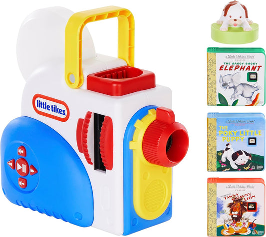 HotLittle Tikes Story Dream Machine Starter Set, Storytime, Books, Little Golden Book, Audio Play, The Poky Little Puppy Character, Nightlight, Toy Gift for Toddlers and Kids Girls Boys Ages 3+