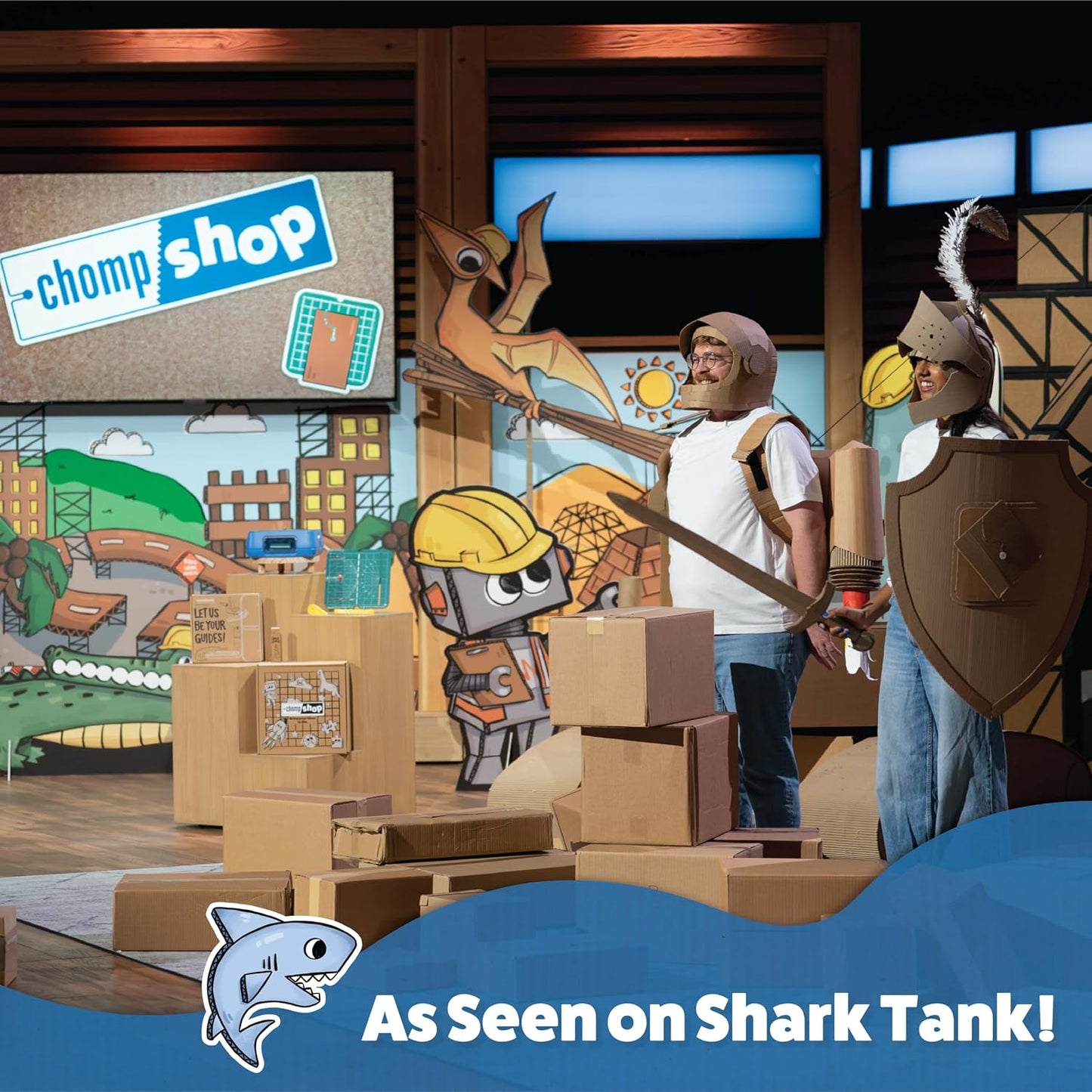 Hot ChompSaw | The Original Kid-Safe Power Tool for Cutting Cardboard | STEM + STEAM Educational Toy for Boys and Girls Ages 5+