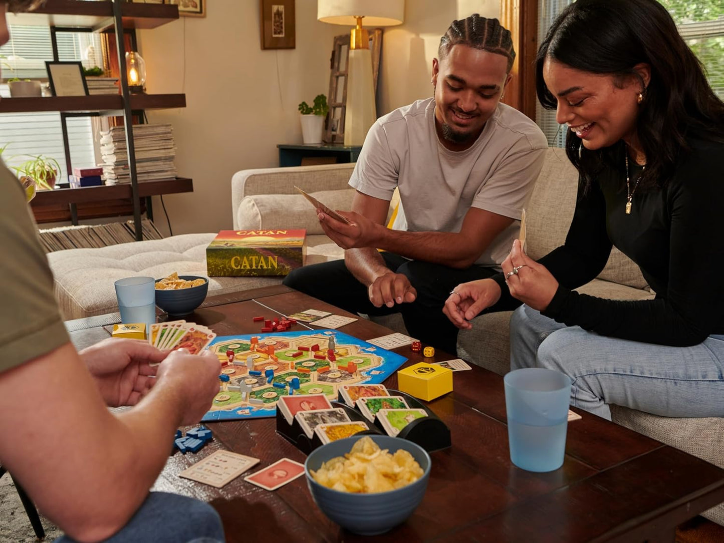 HotCATAN Board Game (6th Edition) Trade, Build & Settle in the Classic Strategy Game for Family, Kids & Adults, Ages 10+, 3-4 Players, 60-90 Min Playtime
