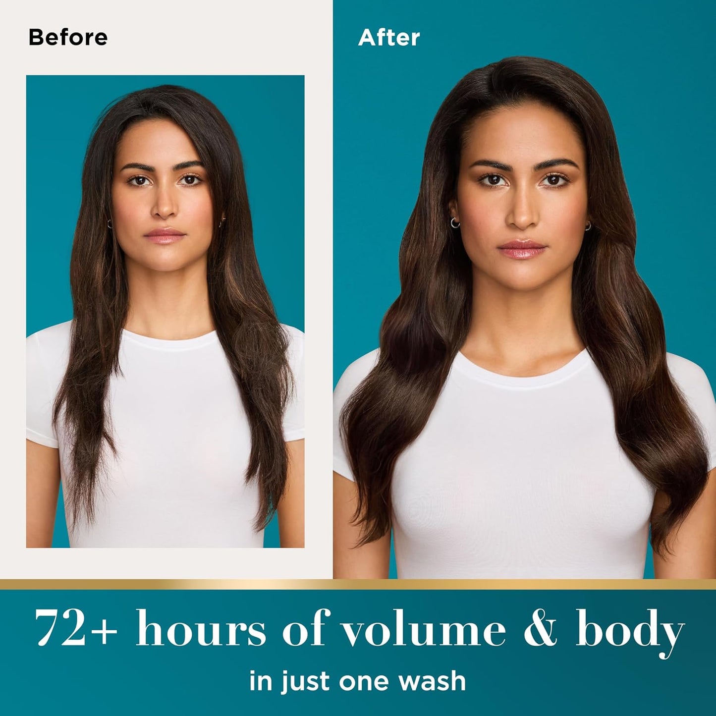HotOGX Thick & Full + Biotin and Collagen for Hair Volume & Body, Sulfate Free Volumizing Shampoo & Conditioner Set for Fine & Thinning Hair, Nutrient-Infused, Vitamin B7, 13 fl oz, 2 Pack