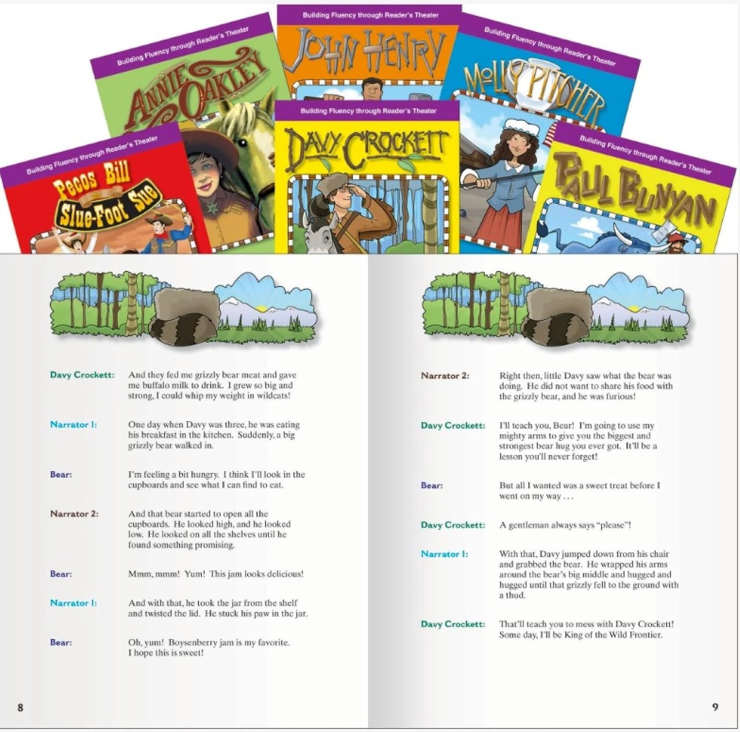 Hot American Legends and Folklore 6-Book Set