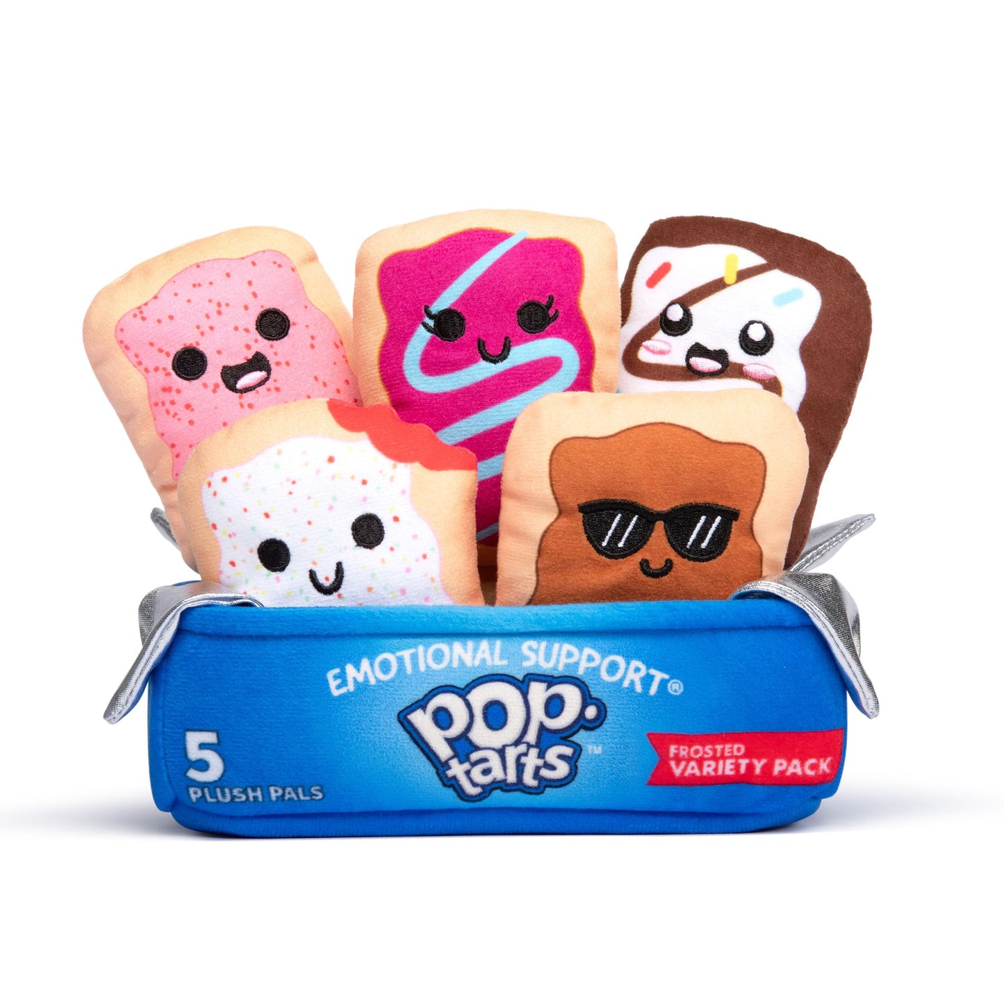 Hot WHAT DO YOU MEME? Emotional Support Donuts by Relatable, Cuddly Stuffed Animals and Toys, Squishy Toys and Plushies, Great Ideas for Loved Ones of All Ages, Includes 5 Plushies with Carrying Basket