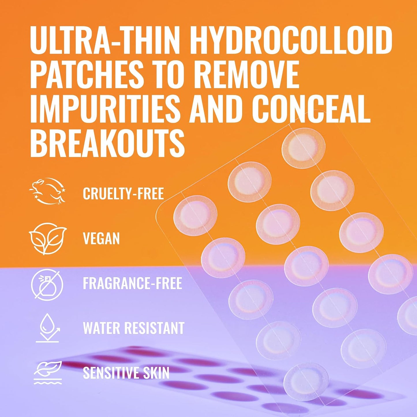 HotGood Molecules Pimple Patches for Face, 100 Pack – Ultra-Thin Hydrocolloid Patches, Invisible Under Makeup, Conceals Blemishes, Blackheads & Zits, Suitable for Acne-Prone Skin