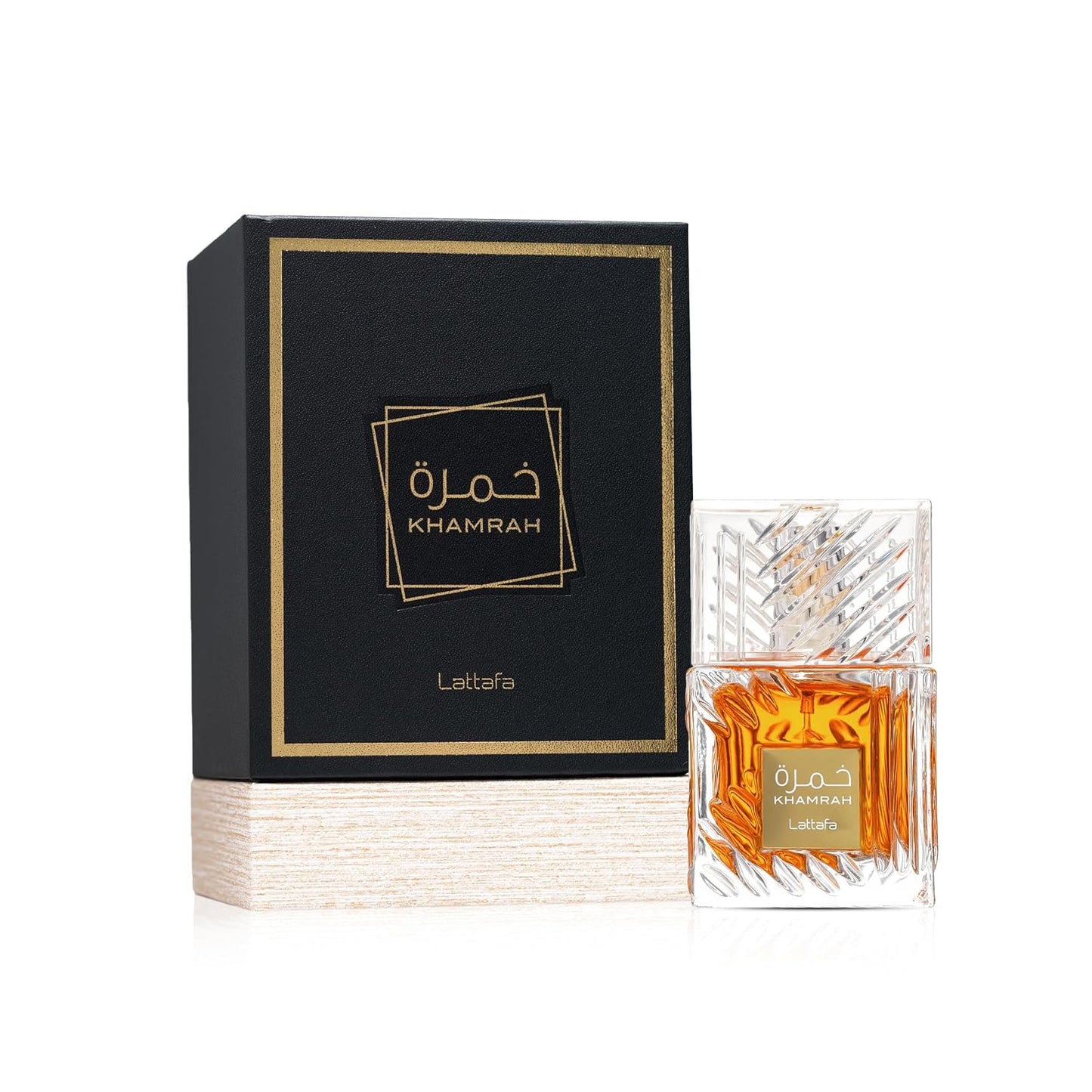 HotLattafa Khamrah - Vanilla, Warm Spicy, Amber, Cinnamon - Eau de Parfum Long-Lasting Fragrance for Unisex, 3.40 Ounce / 100 ml | Unisex, Long-Lasting Fragrance, 3.40 Ounce / 100 Unisex, Long-Lasting Fragrance, 3.40 Ounce / 100 ml