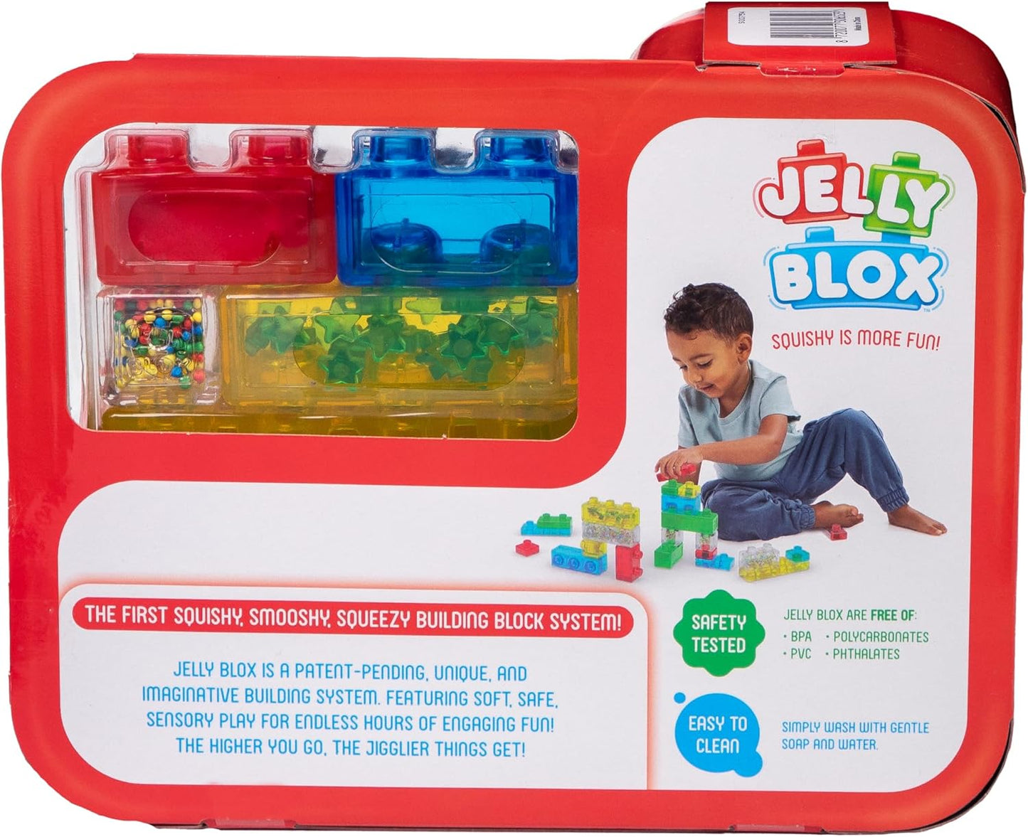 HotGoliath Jelly Blox Creative Kit | Includes 20 Blocks | Toddler & Preschool Building Blocks Kids Can Squeeze, Stretch, Squish | MESH ACCREDITED | Safety Tested & Ouch-Free | Sensory Play Toy Ages 2+