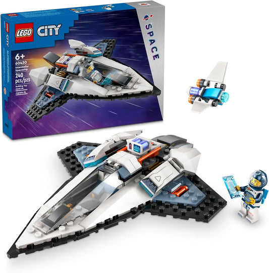 Hot LEGO City Interstellar Spaceship Toy for Kids, Creative Play Space Building Set with Spacecraft Model, Drone, and Astronaut Figure, Building Toy for Boys, Girls and Kids Ages 6 and Up, 60430