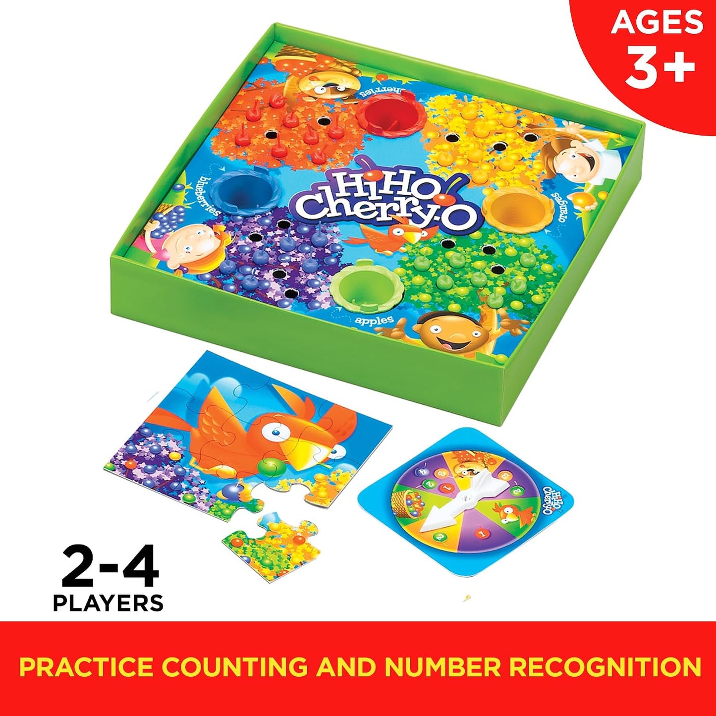 Hot Hasbro Gaming Hi Ho Cherry-O Board Game for 2 to 4 Players Kids Ages 3 and Up (Amazon Exclusive)