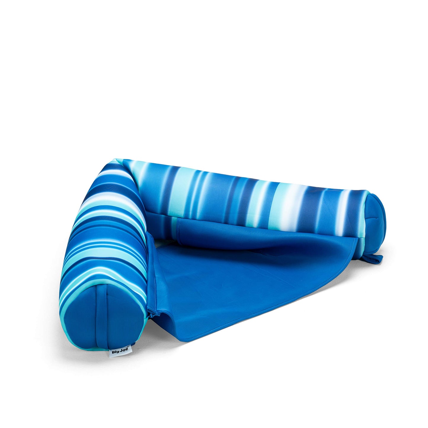 HotBig Joe Noodle Sling No Inflation Needed Pool Seat with Armrests, Blurred Blue Double Sided Mesh, Quick Draining Fabric, 3 feet