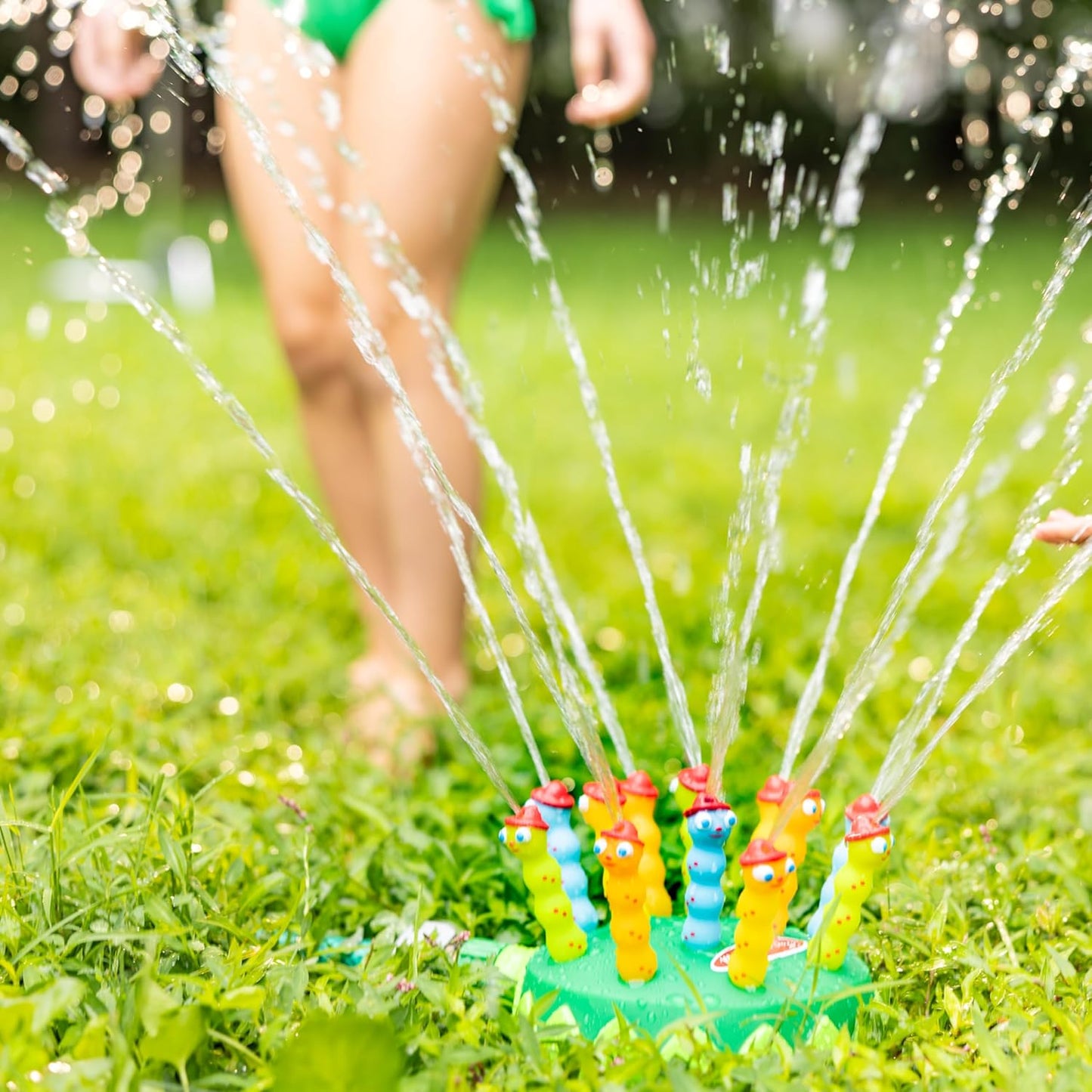 Hot Melissa & Doug Splash Patrol Sprinkler Outdoor Water Toy for Kids - Water Sprinkler for Kids and Sensory Play, Connects to Standard Garden Hose, Ages 3+