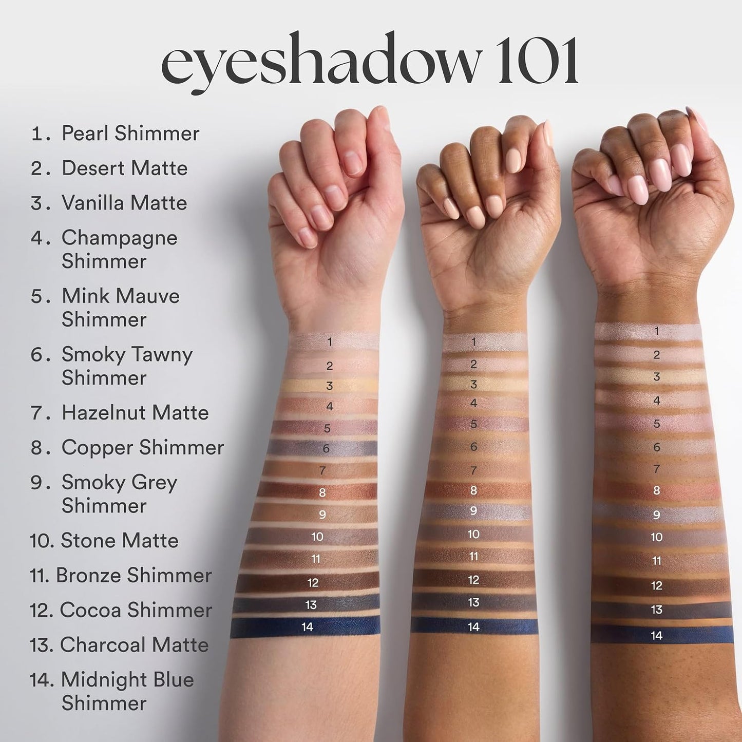 HotJulep Eyeshadow 101 Cream-to-Powder Waterproof Eyeshadow Stick – Champagne Shimmer – Long-Lasting, Buildable, Crease-Proof, Cruelty Free, Shimmer Finish with Built-In Smudger