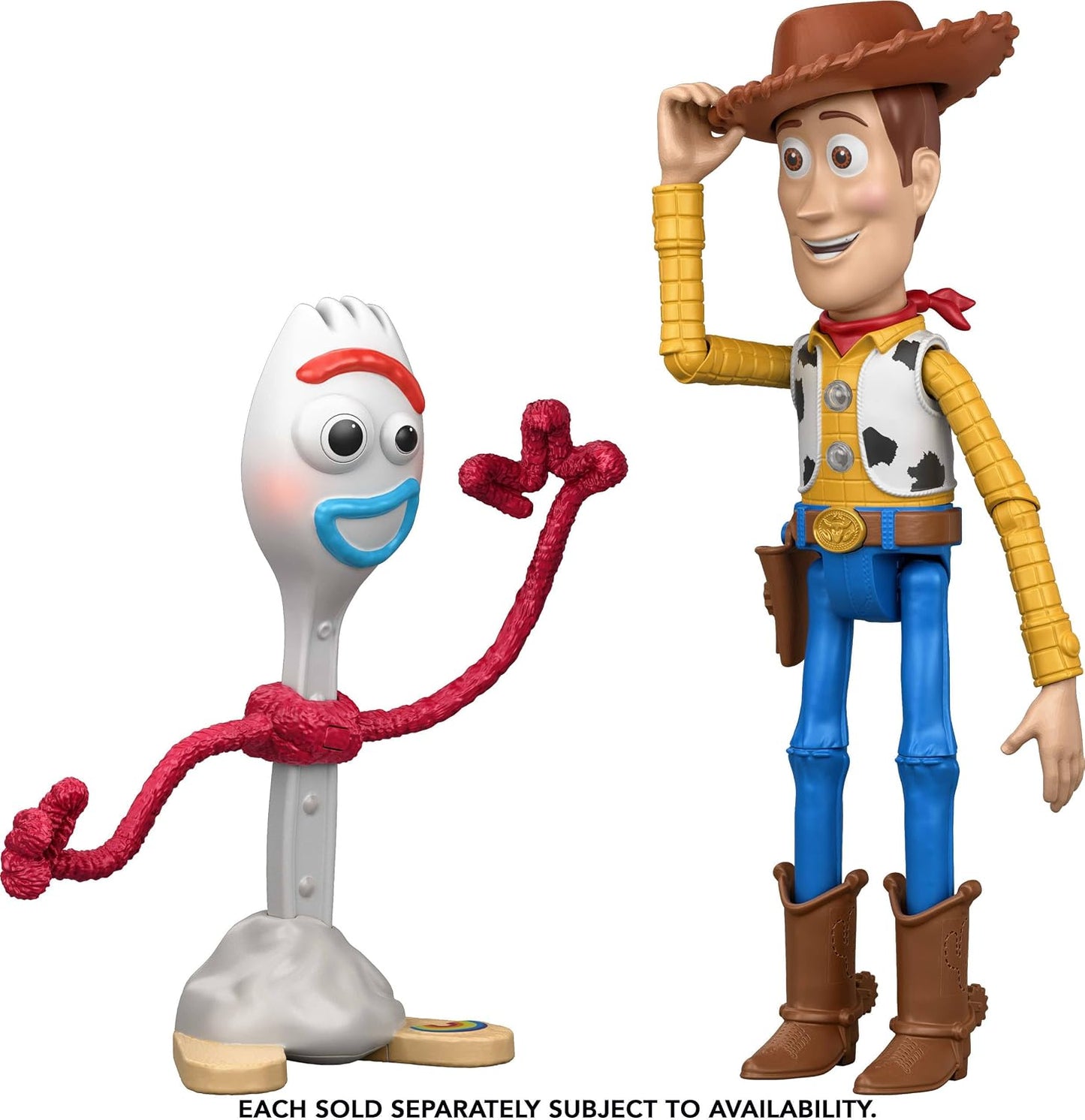Hot Mattel Disney and Pixar Toy Story 5 Interactables Forky | 7-inch Playscale Talking Figure, Movie Phrases, Converses with Other Characters in the Line