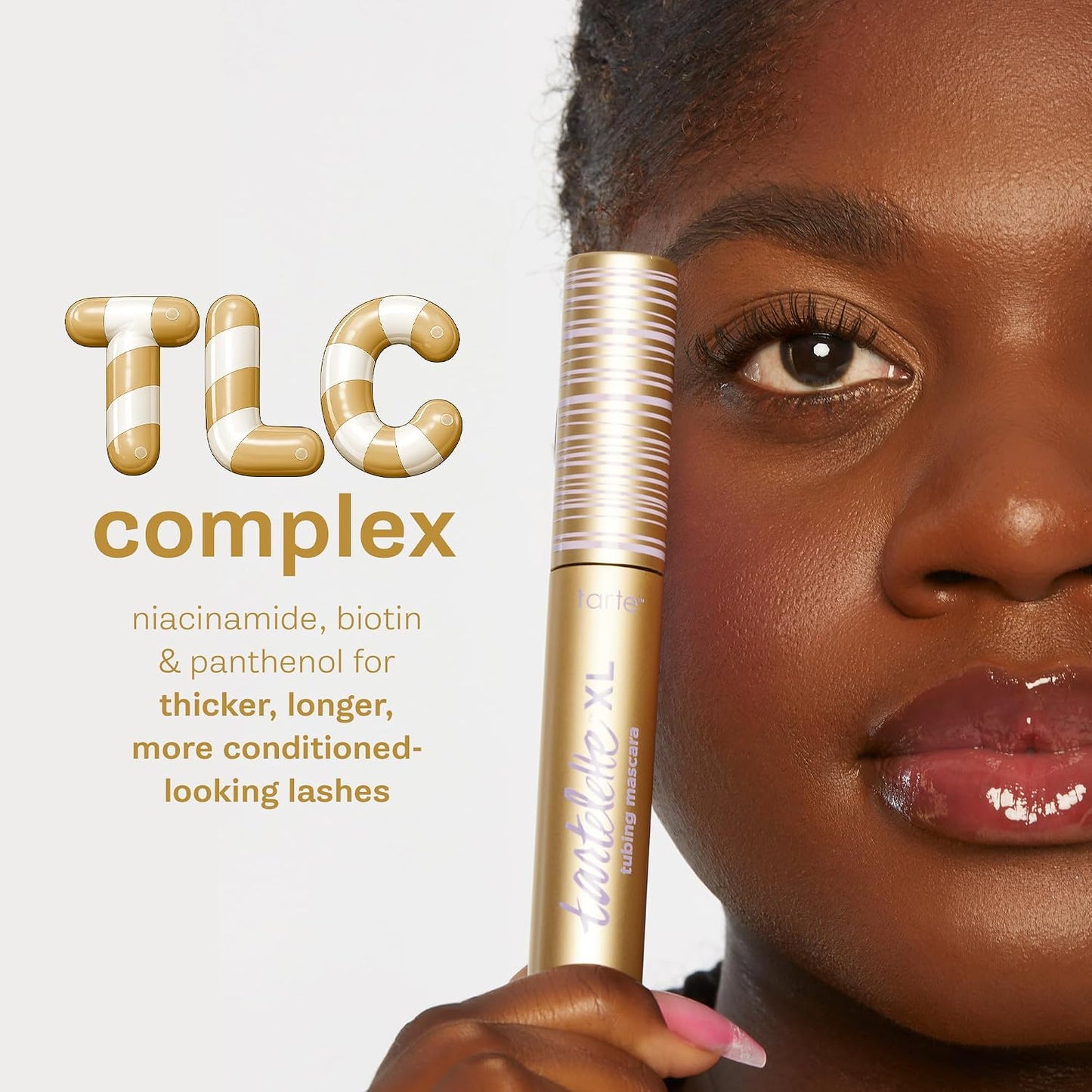 Hottarte tartelette XL tubing mascara – Lash Extensions in a Tube with Peptide, Extra-Bold Buildable Lifted Length & Volume, Smudge-Proof Longwear, Easy-to-Remove, Vegan & Cruelty-Free