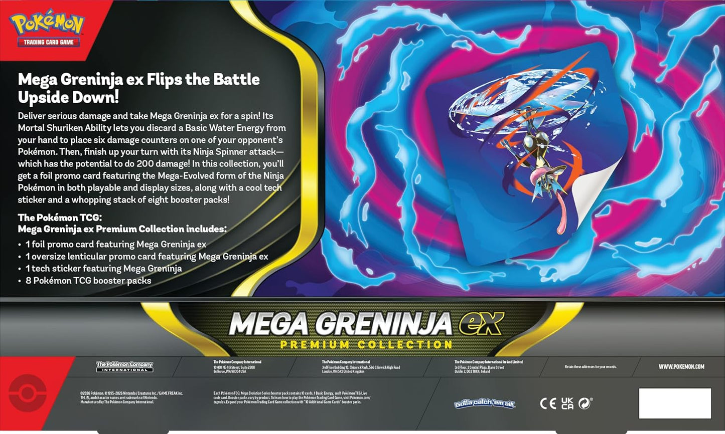 HotPokémon TCG: Mega Greninja ex Premium Collection