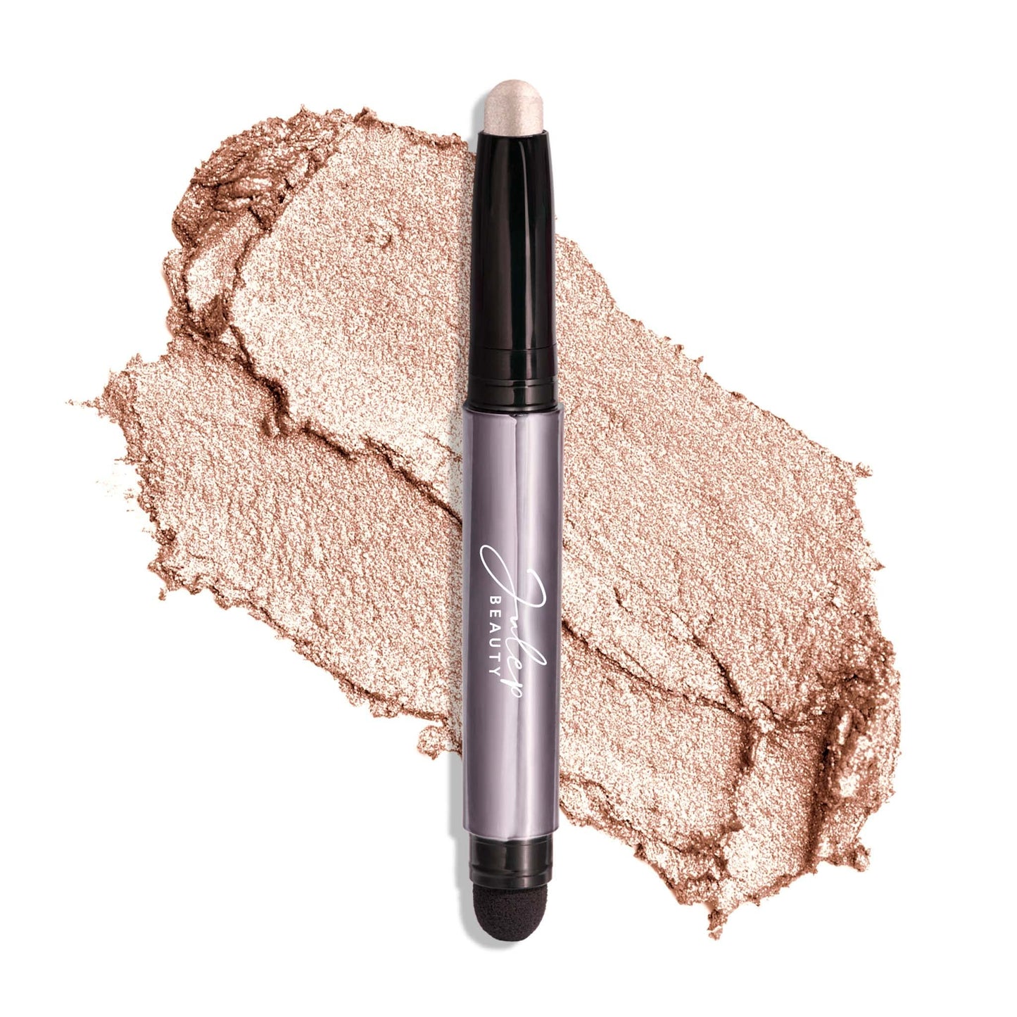 HotJulep Eyeshadow 101 Cream-to-Powder Waterproof Eyeshadow Stick – Champagne Shimmer – Long-Lasting, Buildable, Crease-Proof, Cruelty Free, Shimmer Finish with Built-In Smudger