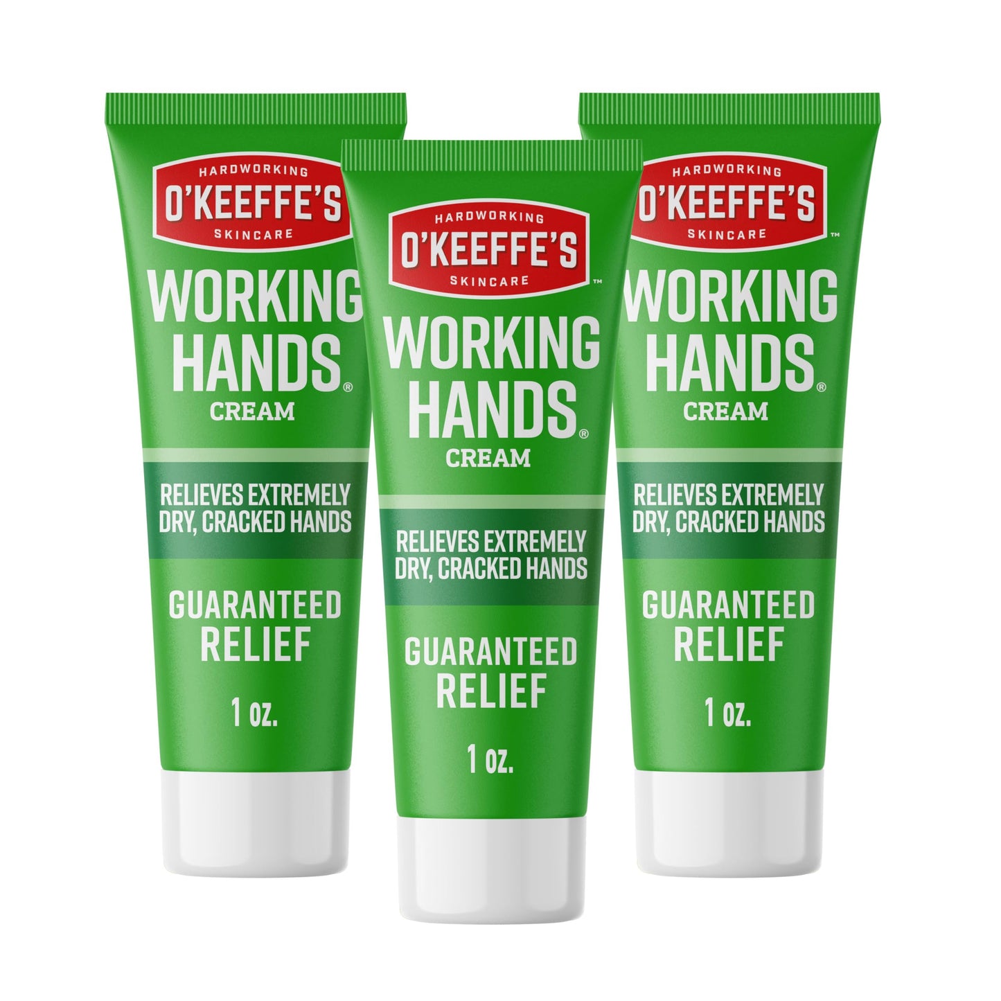 HotO'Keeffe's Working Hands Hand Cream for Extreme Dryness - 3 oz Tube (2 Pack) - Repairing Skincare for Cracked, Dry Hands