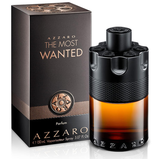 Hot Azzaro The Most Wanted Parfum - Intense Mens Cologne - Spicy & Seductive Fragrance for Date Night - Lasting Wear - Irresistible Luxury Perfumes for Men