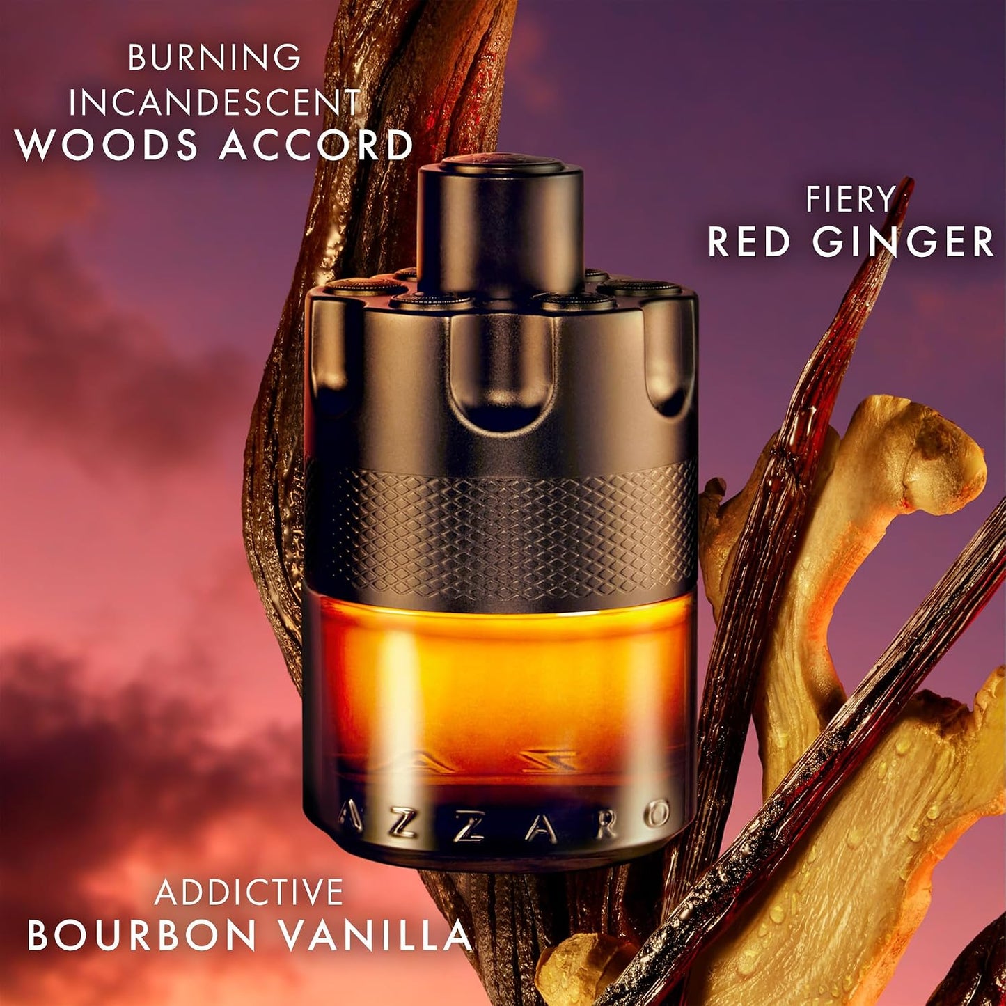 Hot Azzaro The Most Wanted Parfum - Intense Mens Cologne - Spicy & Seductive Fragrance for Date Night - Lasting Wear - Irresistible Luxury Perfumes for Men