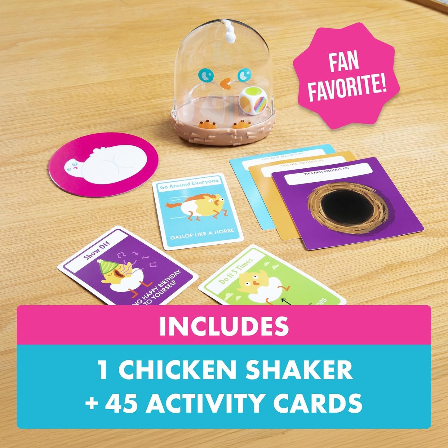 HotExploding Kittens Hurry Up Chicken Butt, 2-6 Players, Age 4+, Kids Game | Get the wiggles out with our best‐selling kids game! Jump, laugh, make animal noises, and don’t get stuck with the chicken.